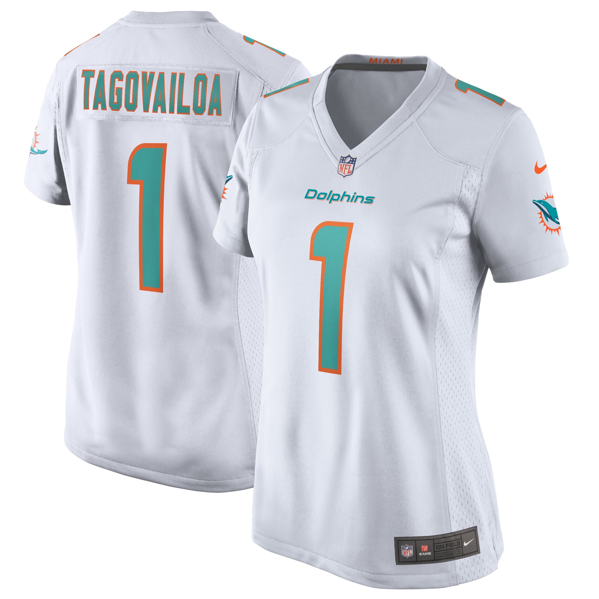 Tua Tagovailoa Miami Dolphins Women's Game Jersey - White - Image 2