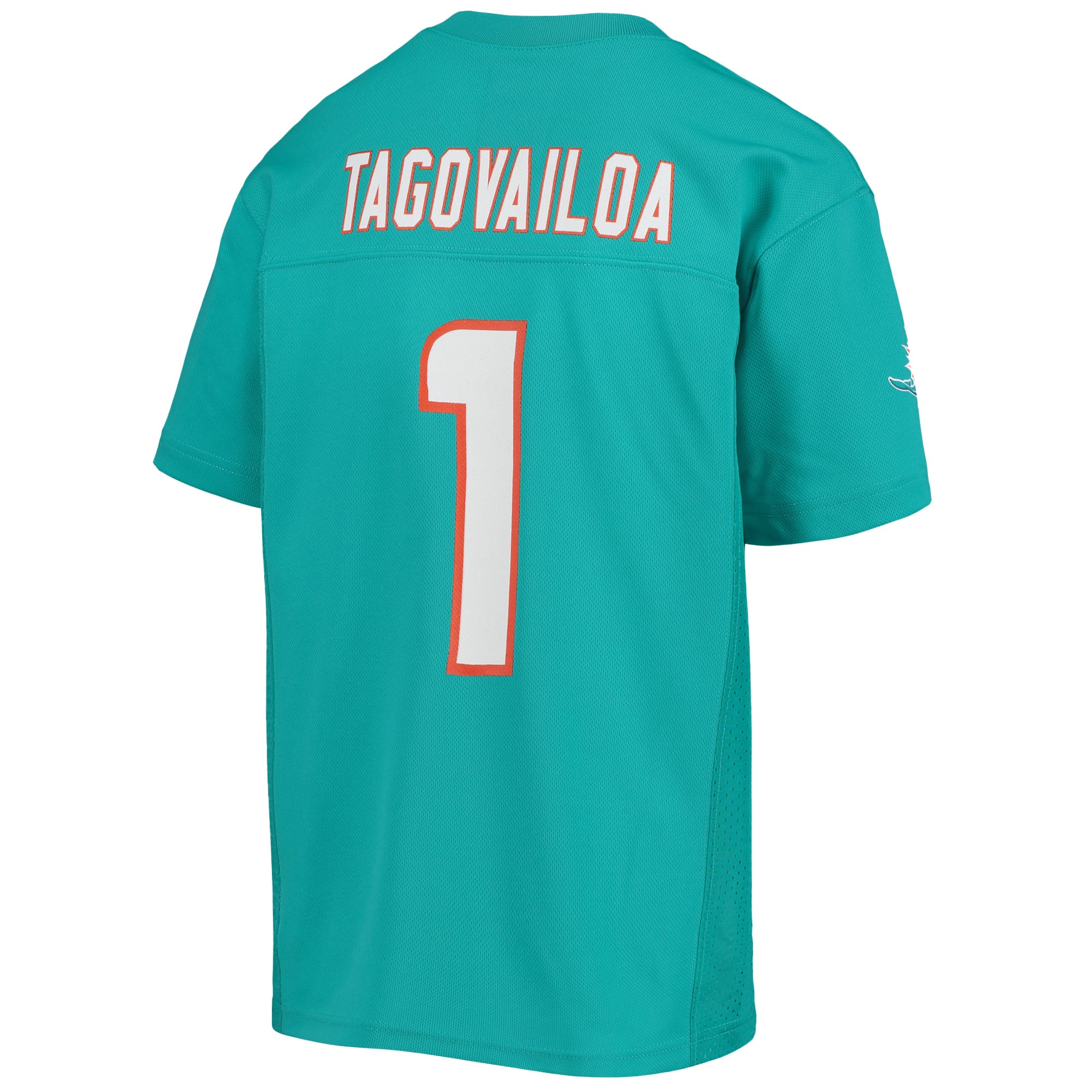 Tua Tagovailoa Miami Dolphins Youth Jersey - Aqua - Image 4