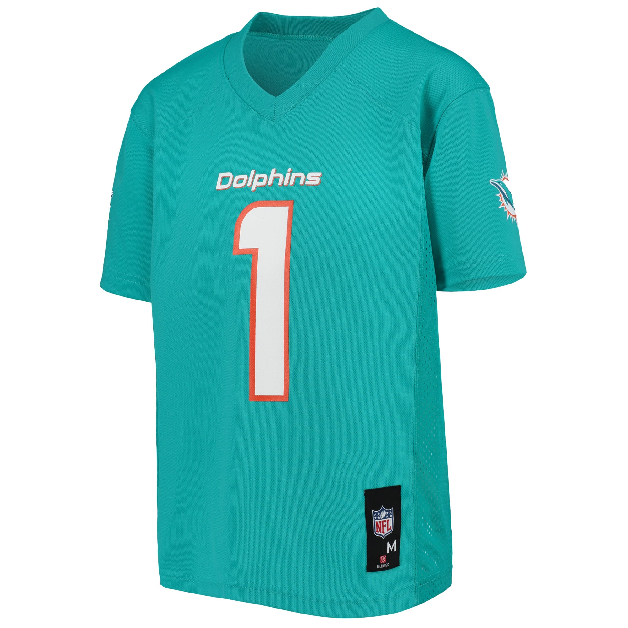 Tua Tagovailoa Miami Dolphins Youth Jersey - Aqua - Image 3