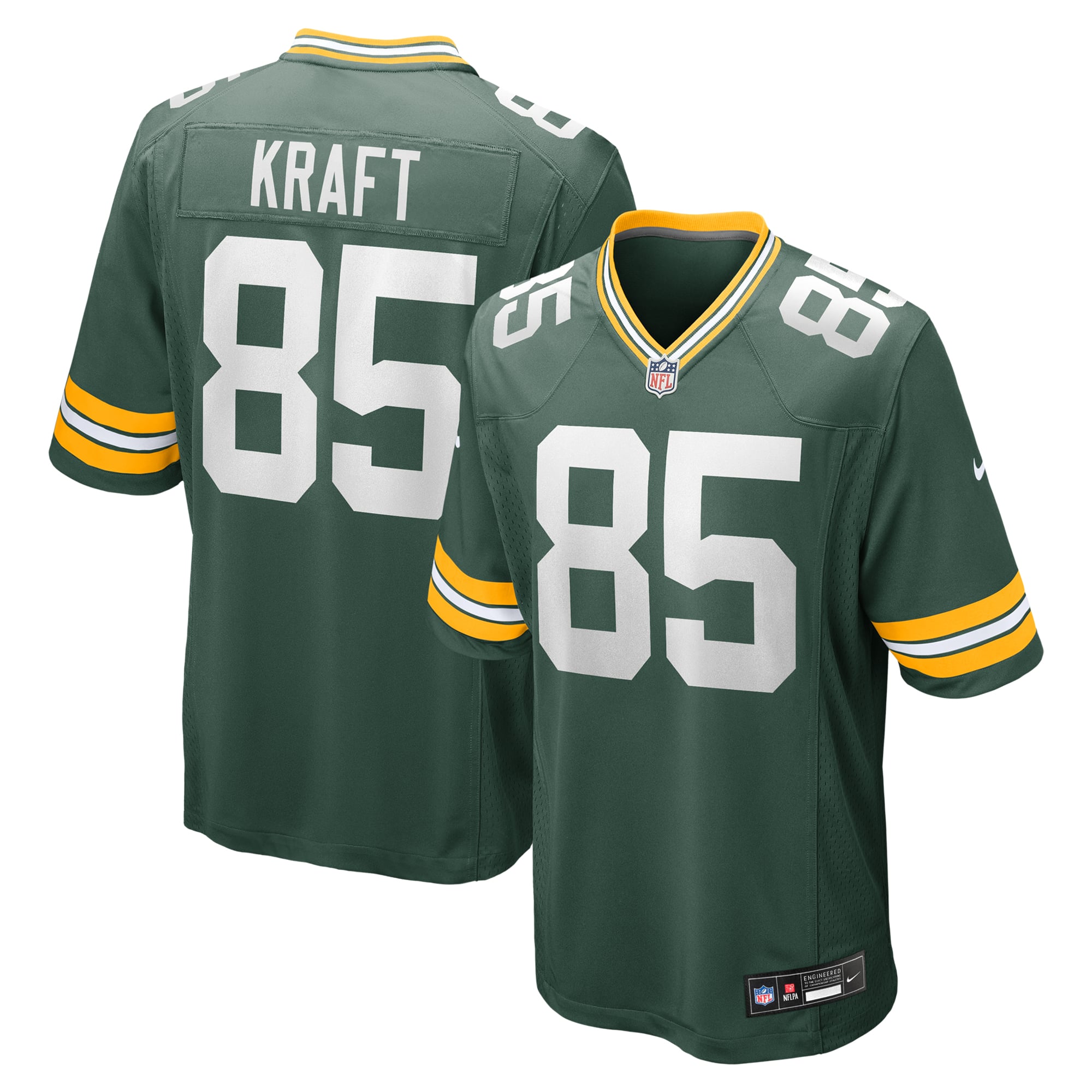 Tucker Kraft Green Bay Packers Game Jersey - Green - Green