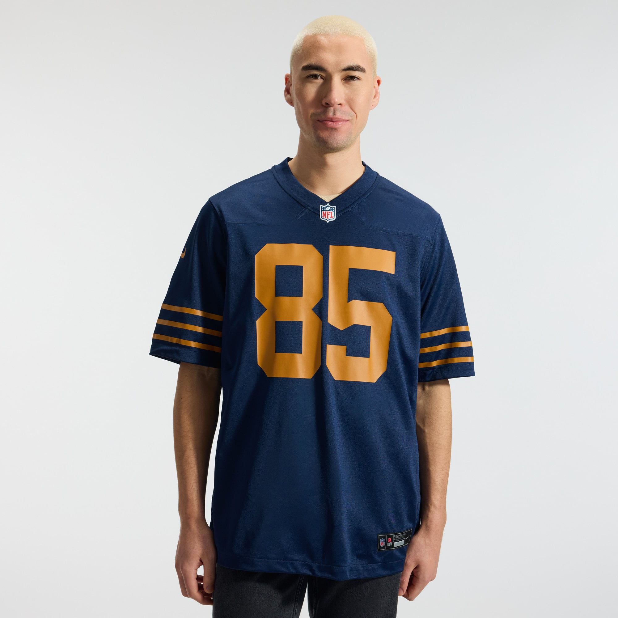 Tucker Kraft Green Bay Packers Game Jersey - Green - Navy - Image 4