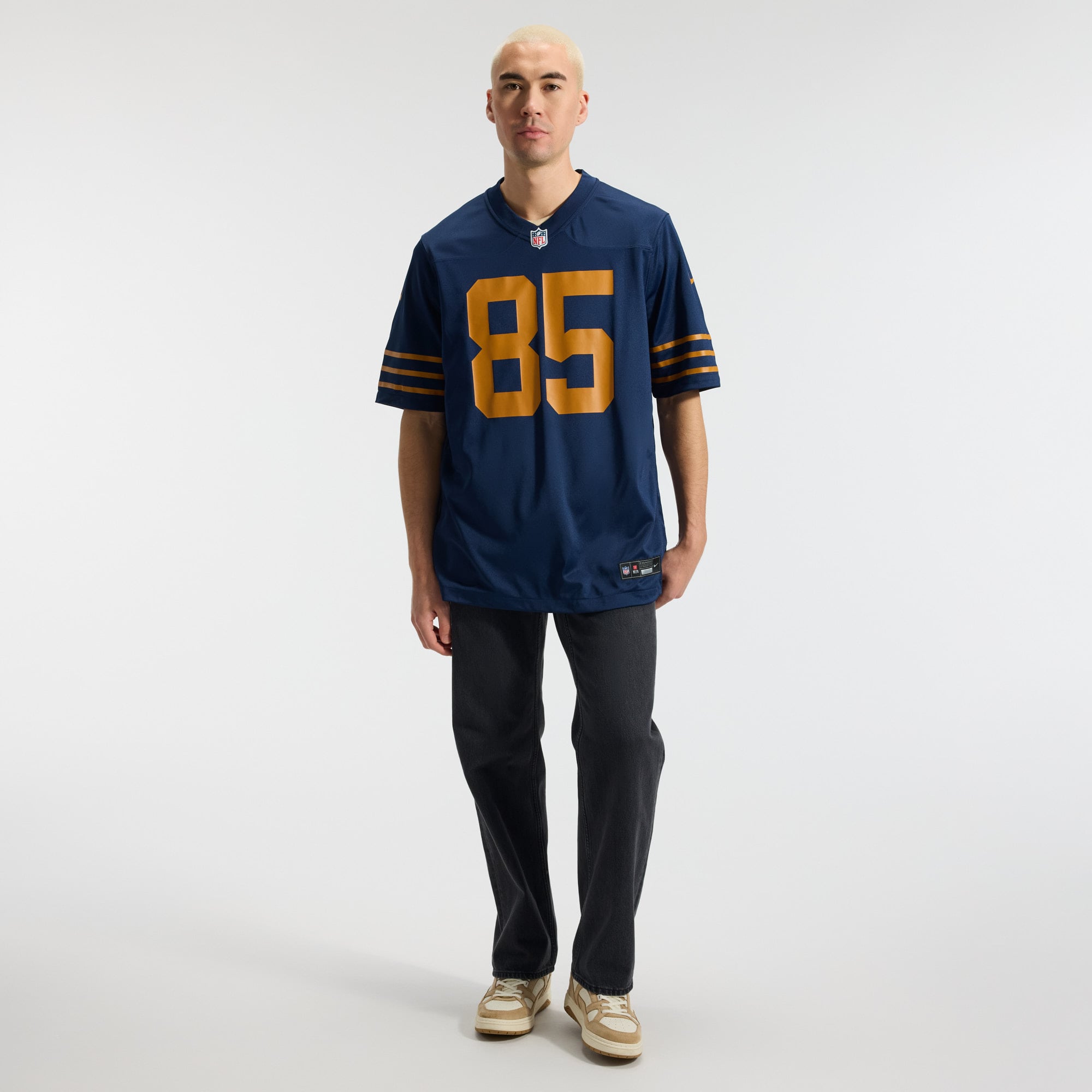 Tucker Kraft Green Bay Packers Game Jersey - Green - Navy - Image 6