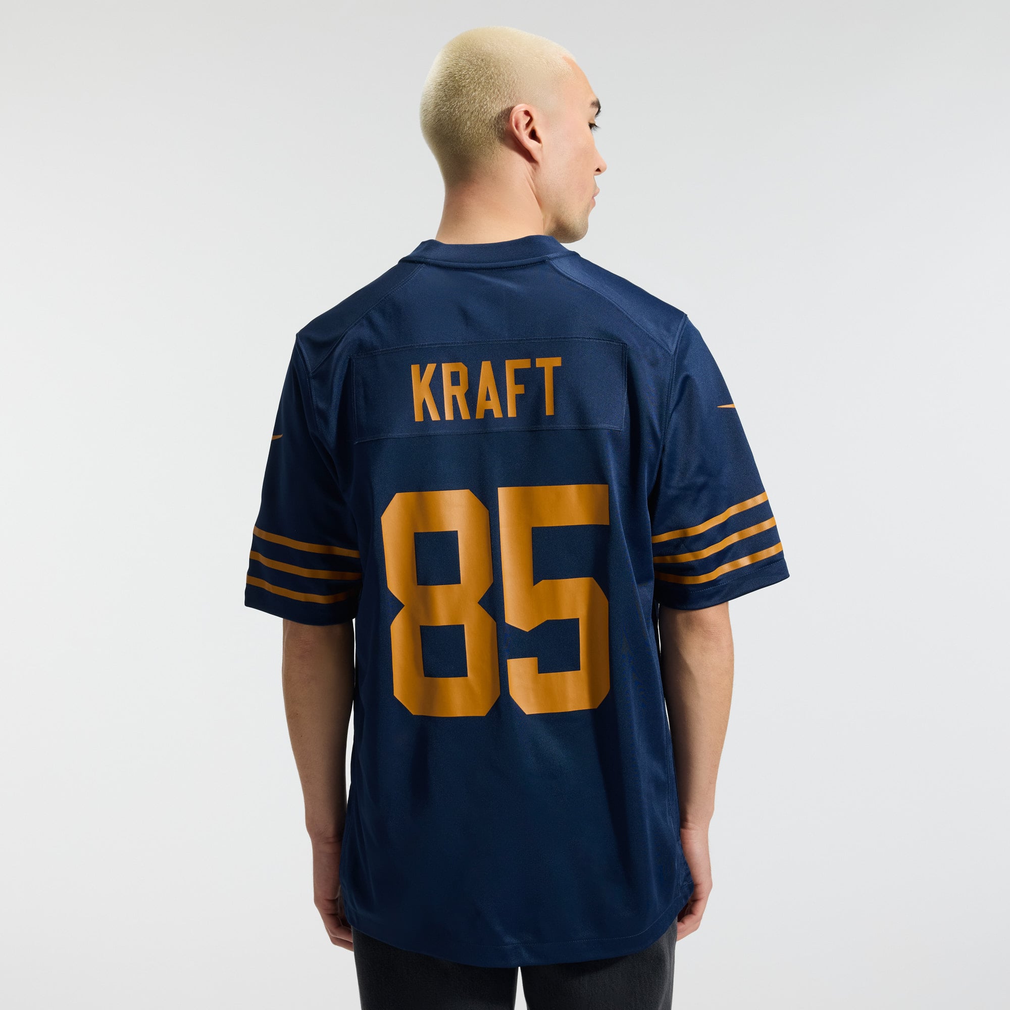 Tucker Kraft Green Bay Packers Game Jersey - Green - Navy - Image 5