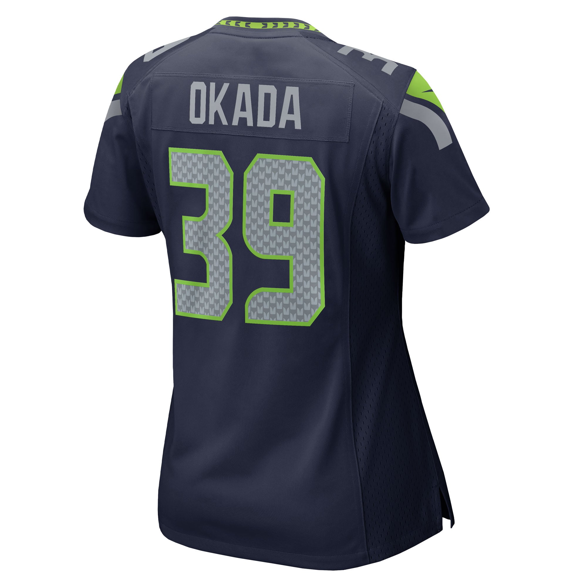 Ty Okada Seattle Seahawks Women's Team Game Jersey - College Navy - Image 4