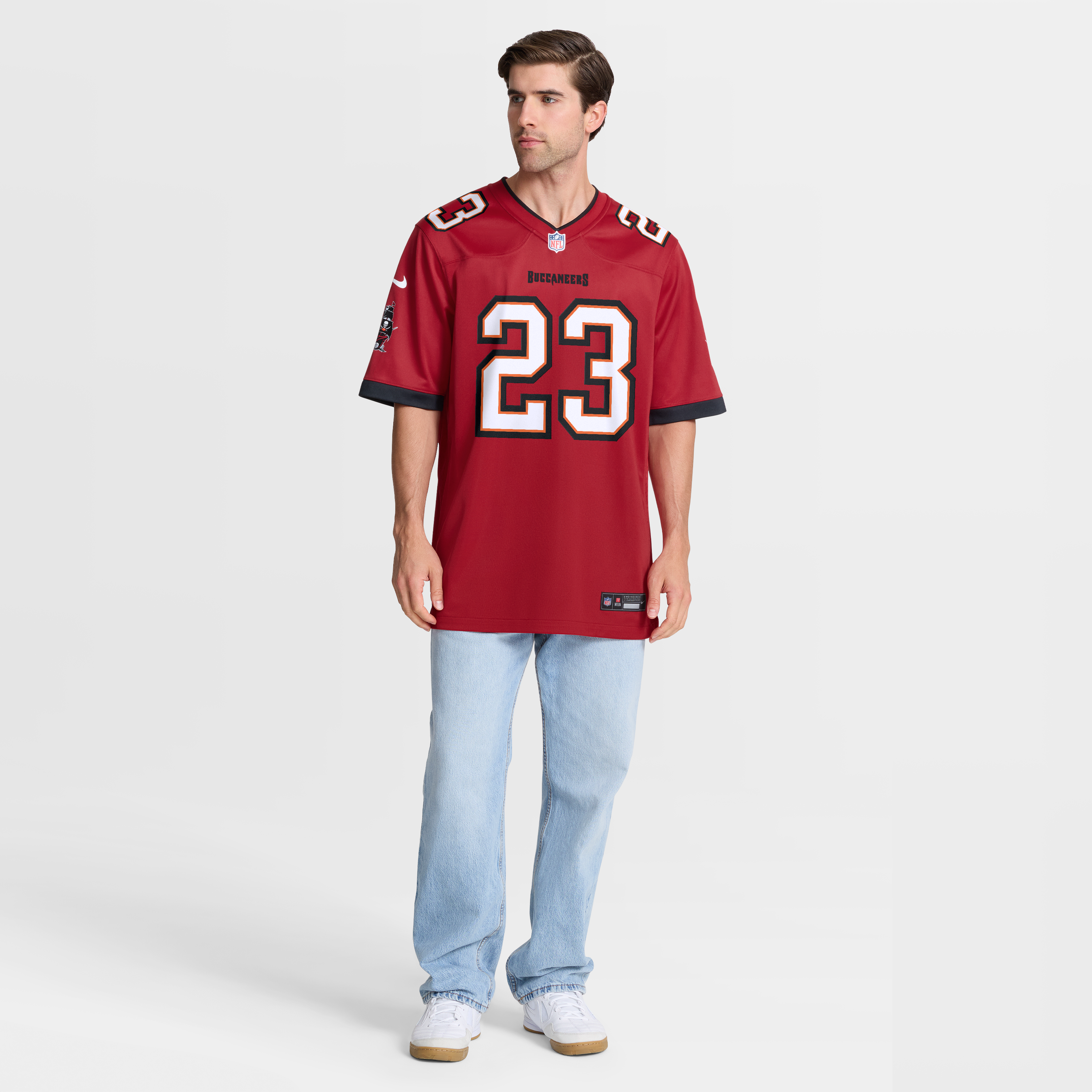 Tykee Smith Tampa Bay Buccaneers Game Jersey - Red - Image 8