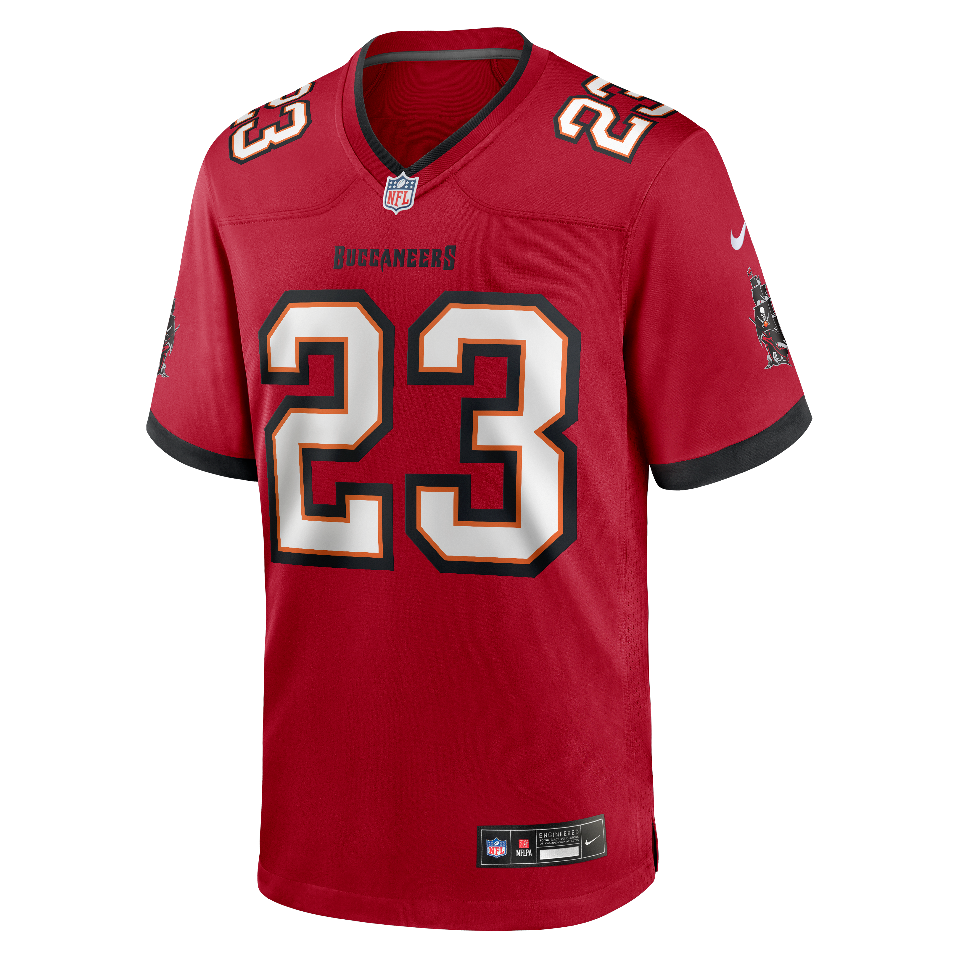 Tykee Smith Tampa Bay Buccaneers Game Jersey - Red - Image 3