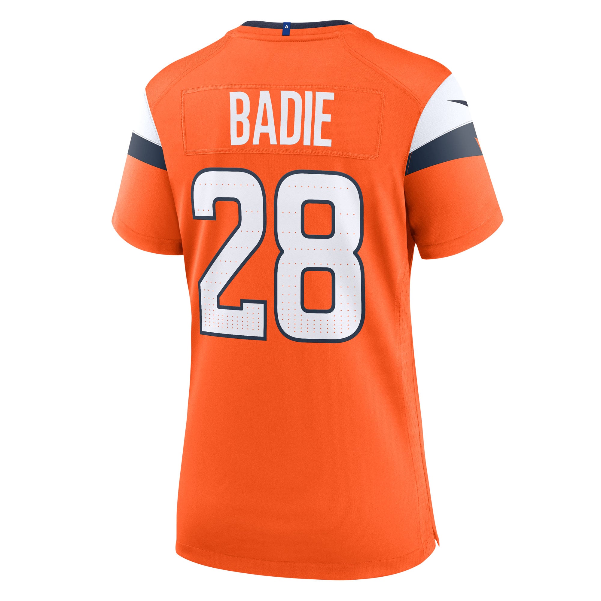 Tyler Badie Denver Broncos Women's Team Game Jersey - Orange - Image 4