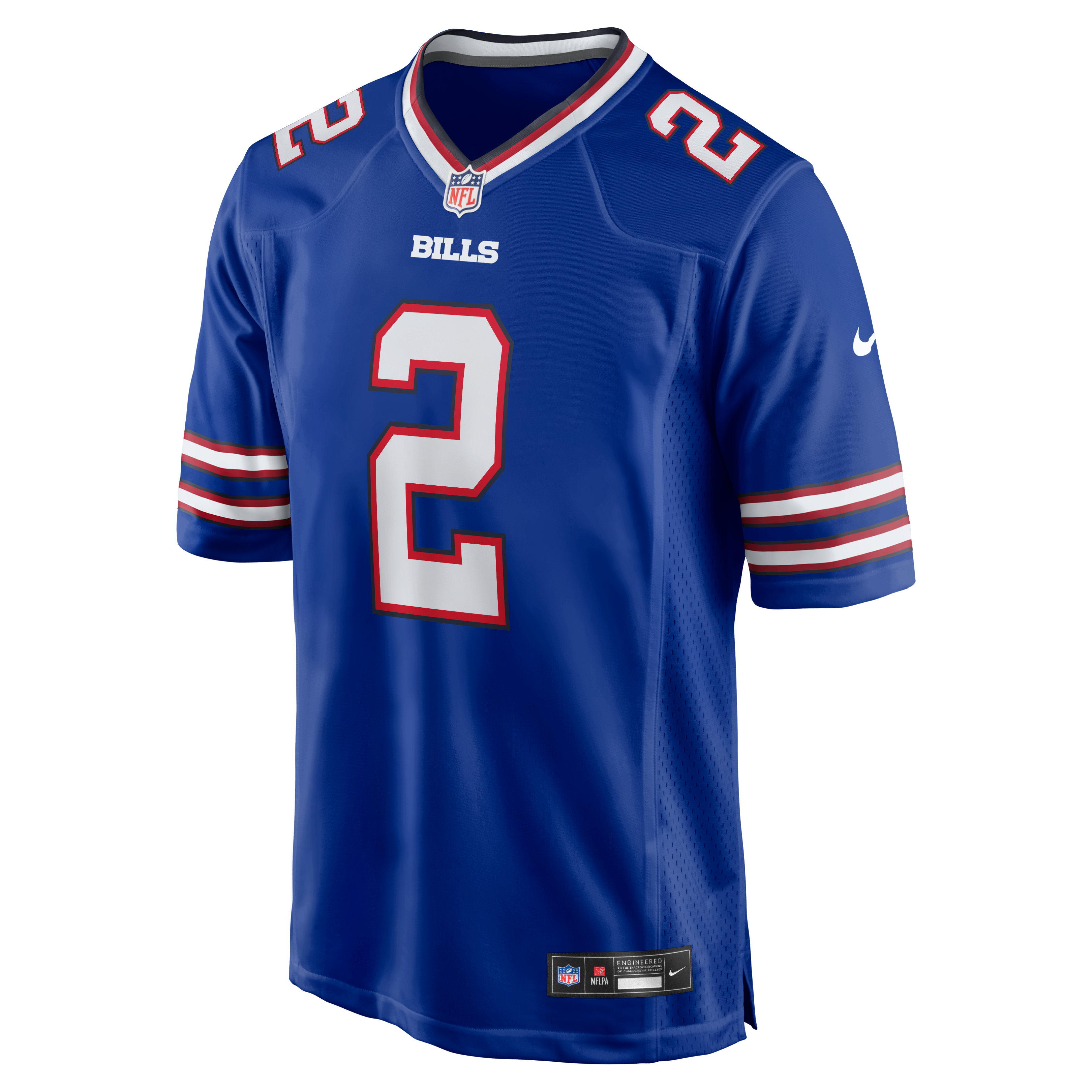 Tyler Bass Buffalo Bills Game Player Jersey - Royal - Image 3