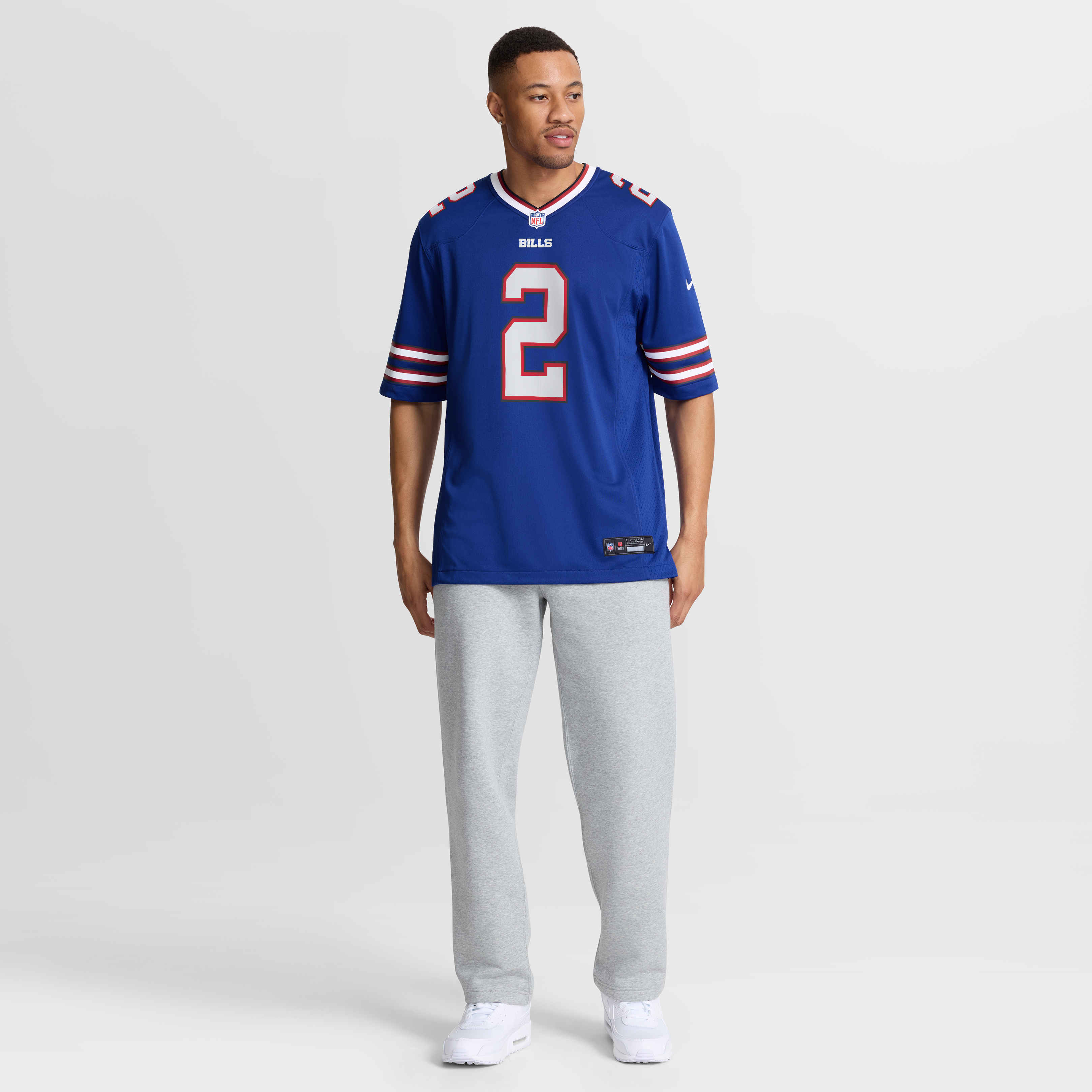 Tyler Bass Buffalo Bills Game Player Jersey - Royal - Image 8