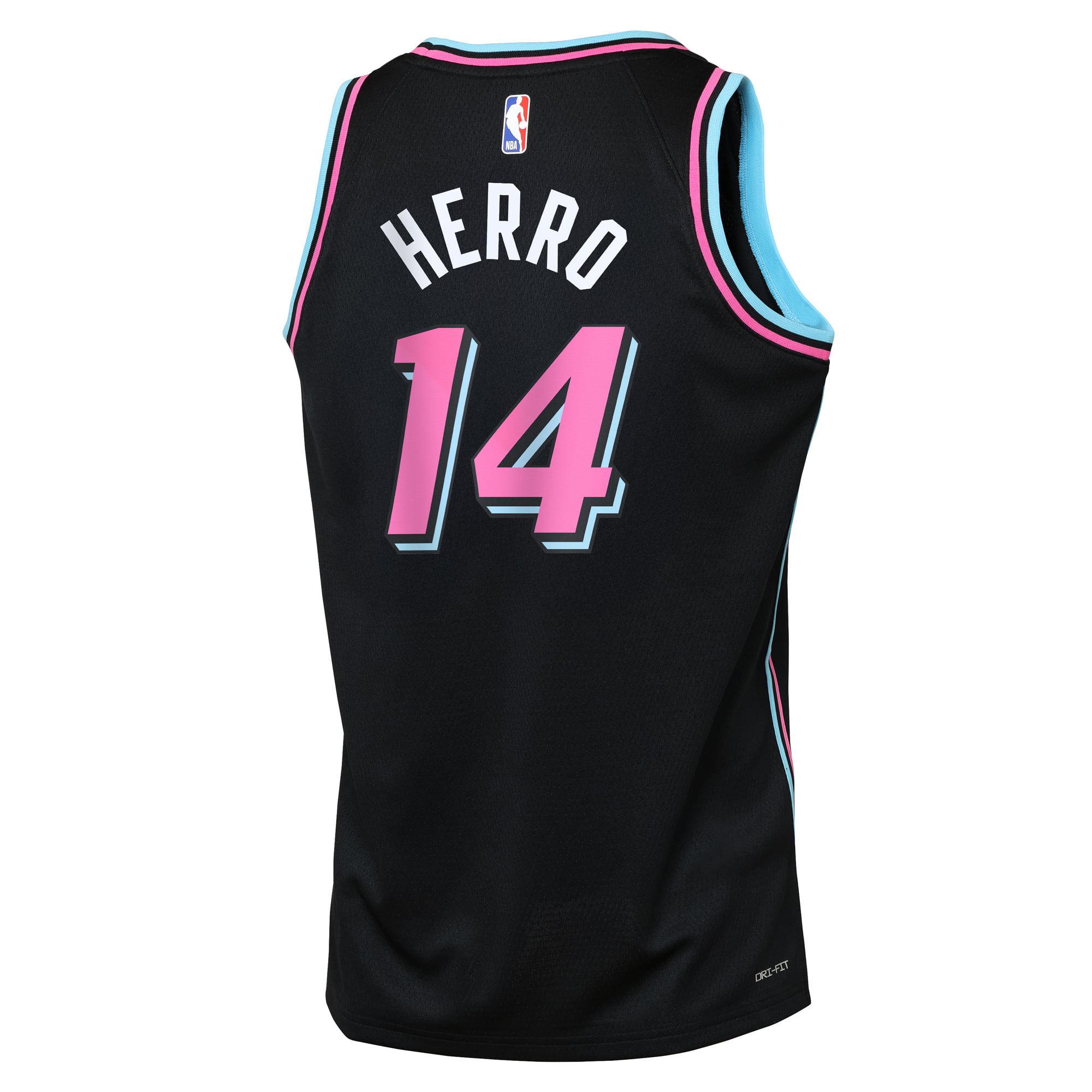 Tyler Herro Miami Heat Youth 2025/26 City Edition Swingman Jersey - Black - Image 4