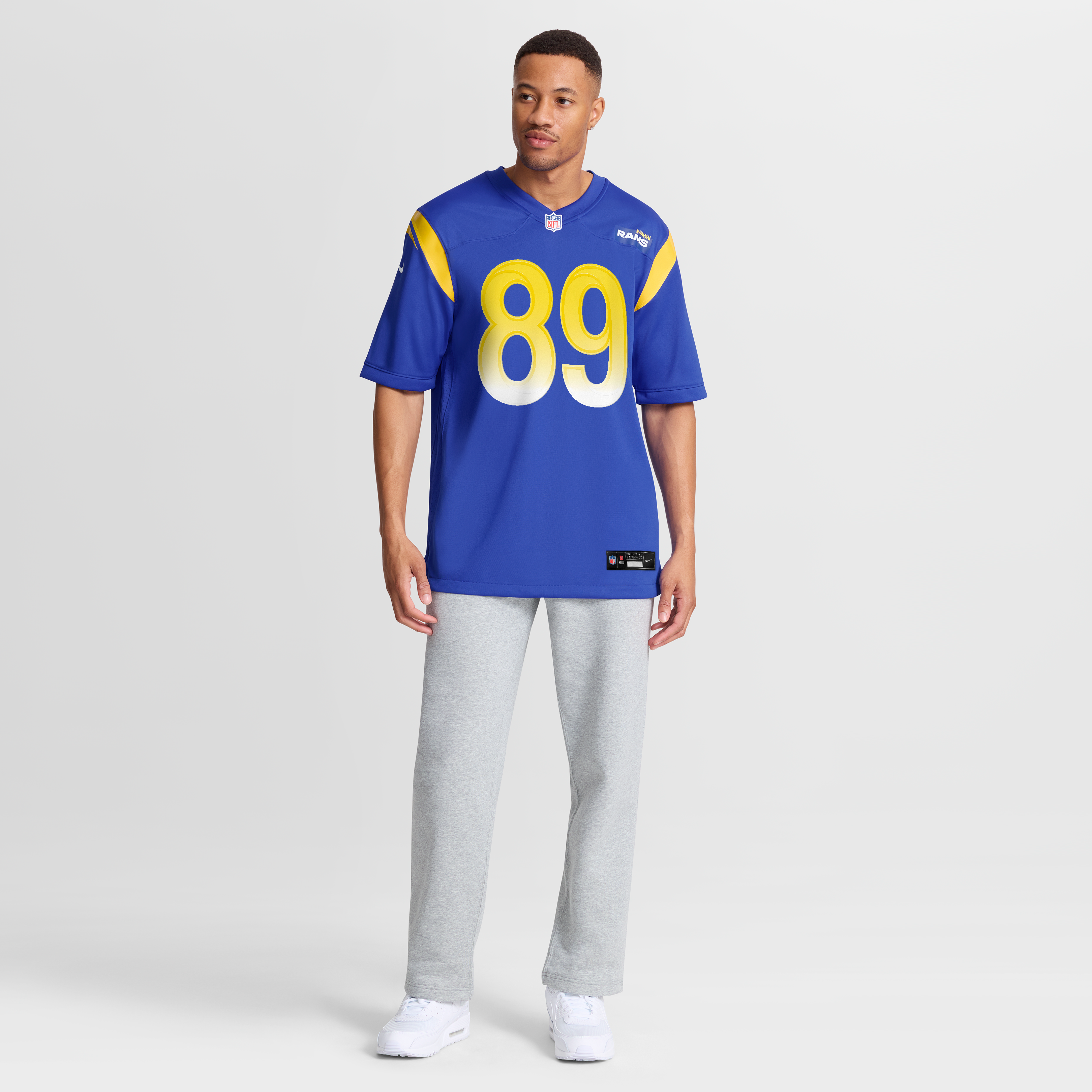 Tyler Higbee Los Angeles Rams Game Player Jersey - Royal - Image 8