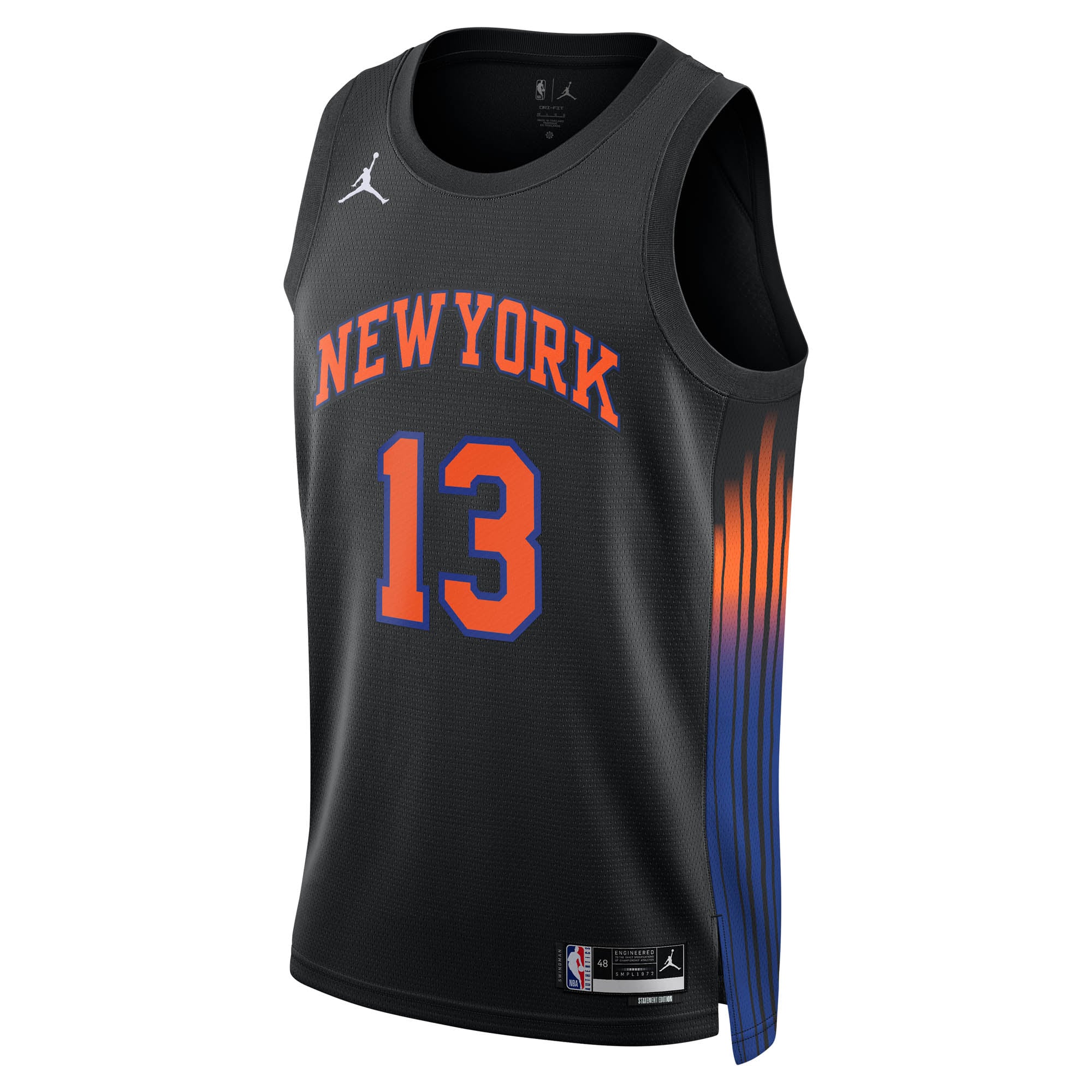 Tyler Kolek New York Knicks Jordan Brand Unisex Swingman Jersey - Statement Edition - Black - Image 3