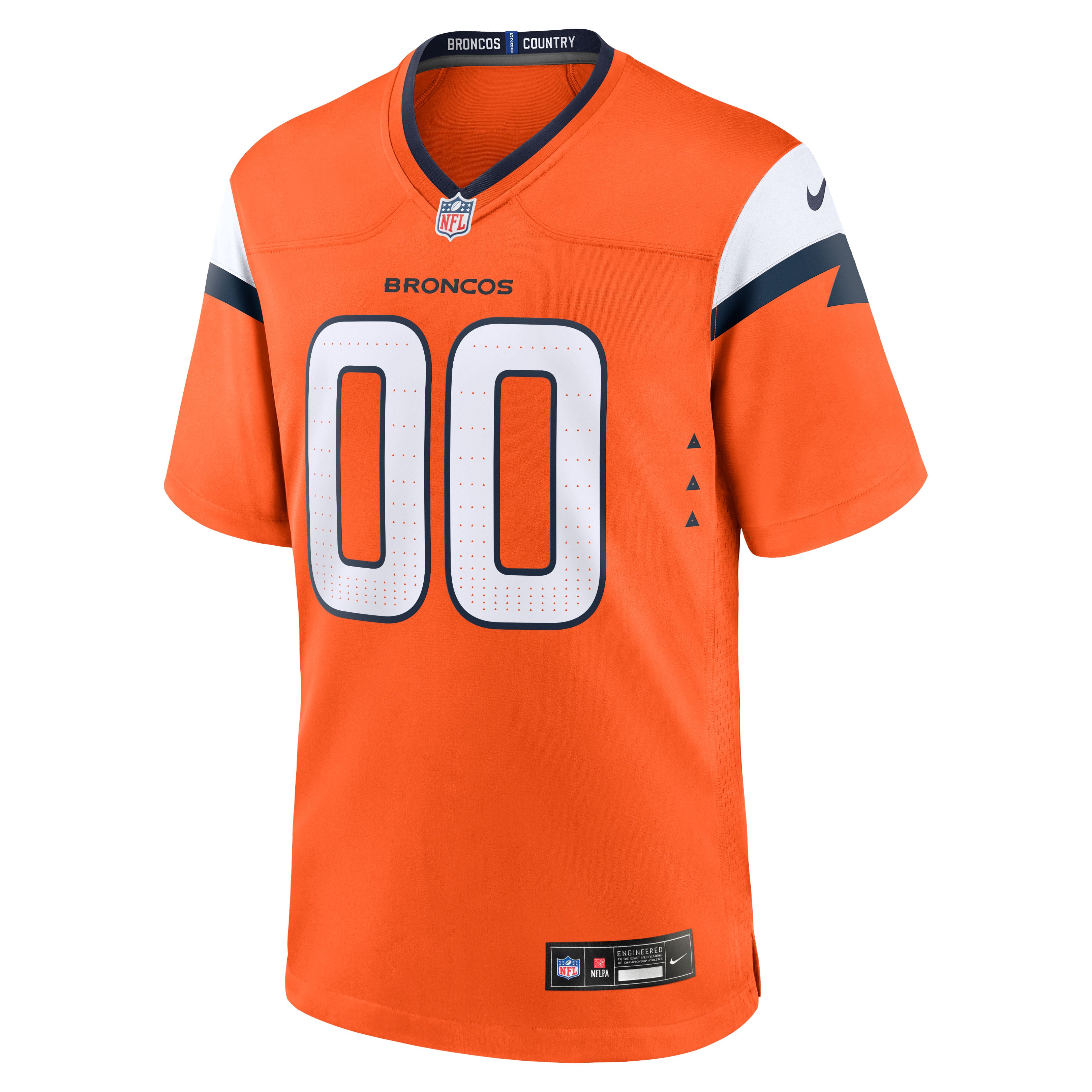 Tyler Onyedim Denver Broncos Game Jersey - Orange - Image 3