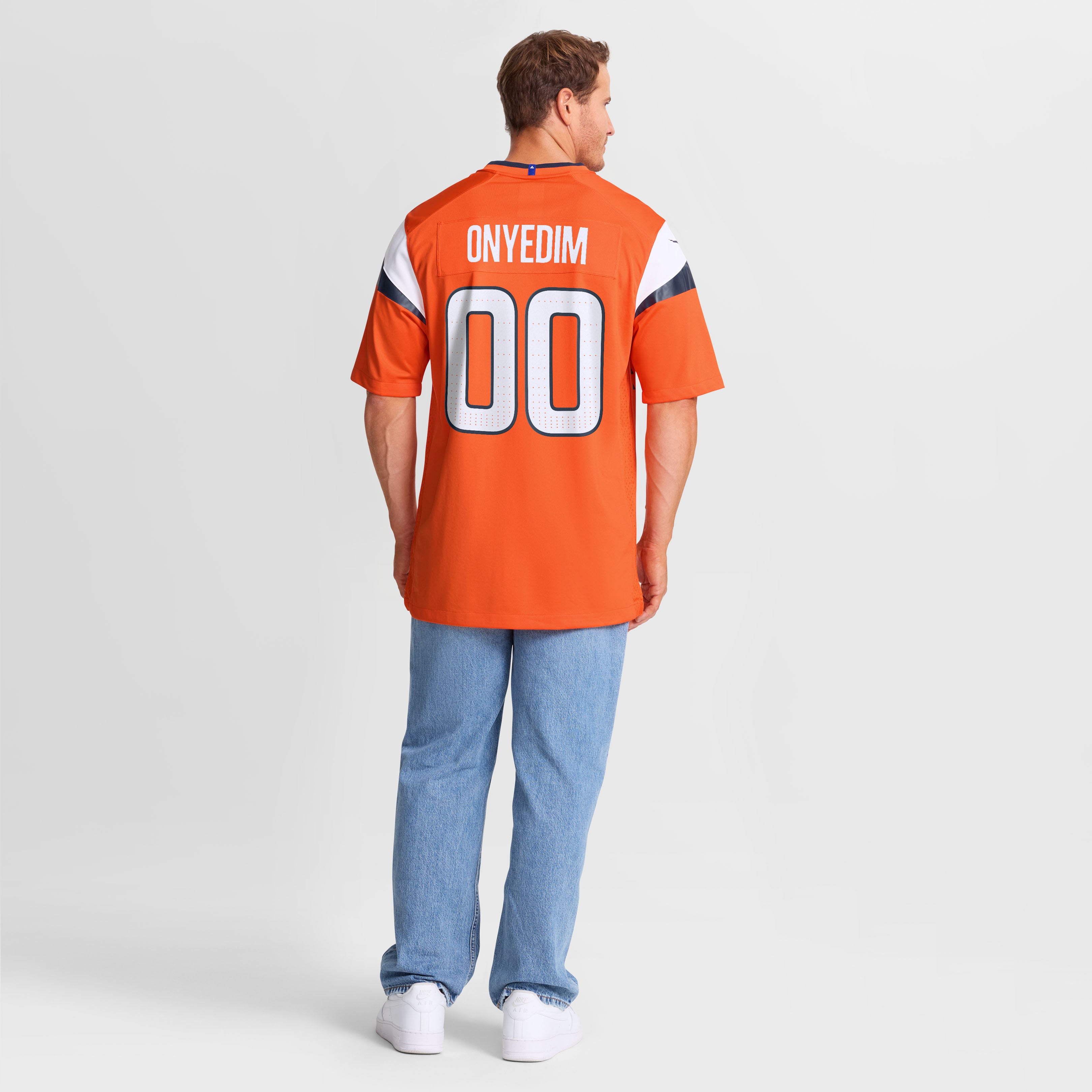 Tyler Onyedim Denver Broncos Game Jersey - Orange - Image 6