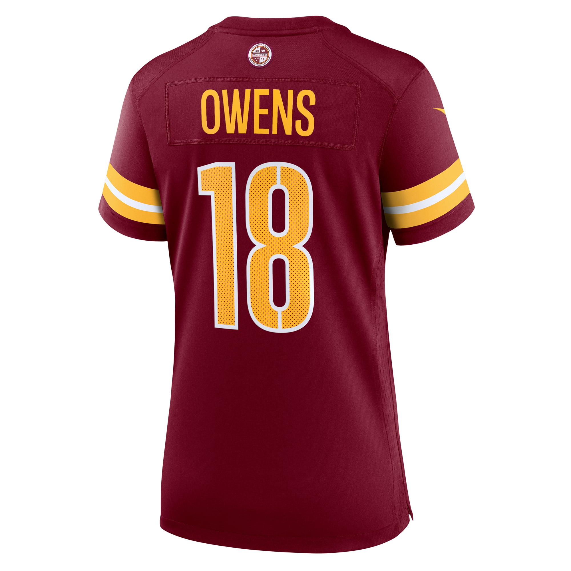 Tyler Owens Washington Commanders Women's Team Game Jersey - Burgundy - Image 4