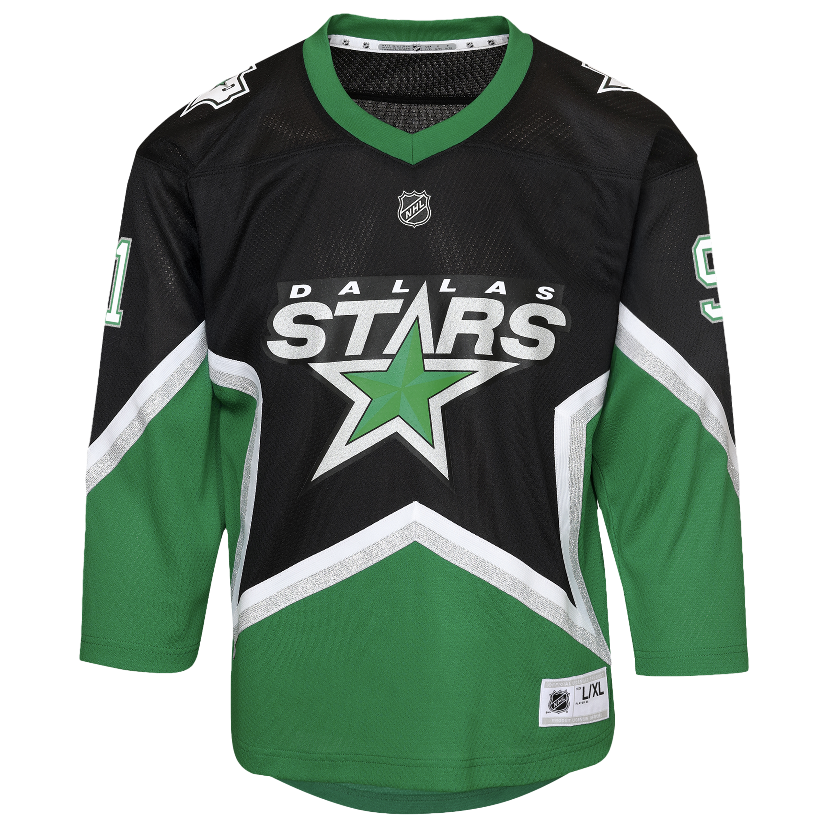 Tyler Seguin Dallas Stars Outerstuff Youth Alternate Jersey - Black - Image 3