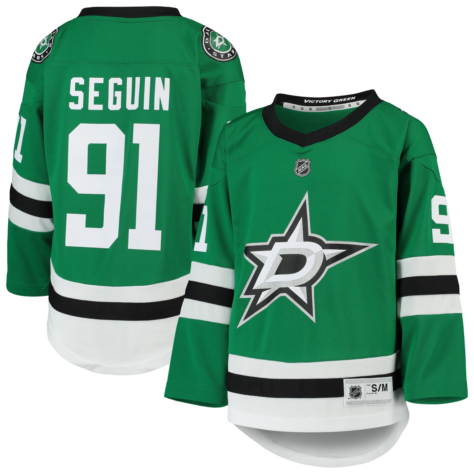 Tyler Seguin Dallas Stars Youth Home Player Jersey - Kelly Green - Image 2