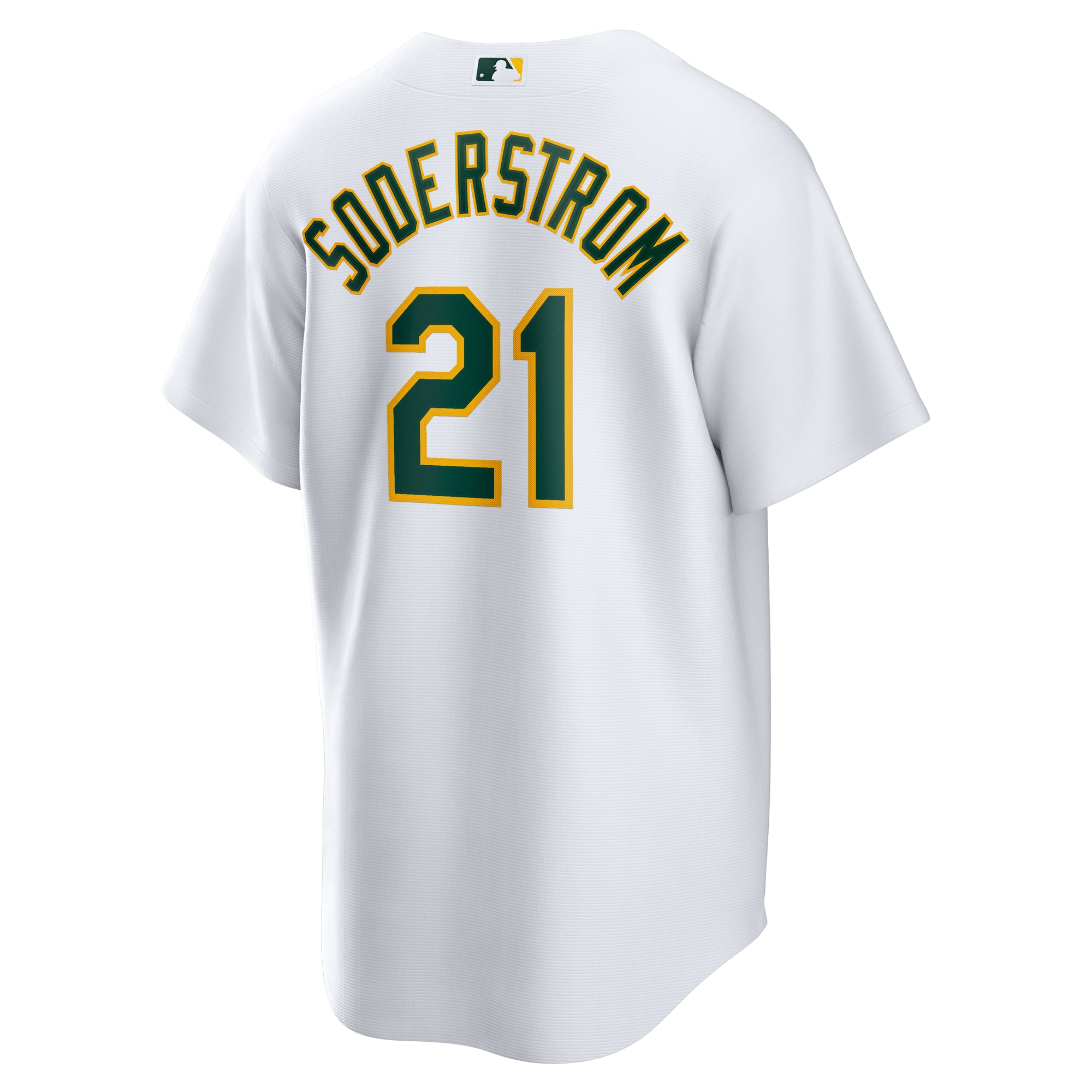 Tyler Soderstrom Athletics Home Jersey - White - Image 4