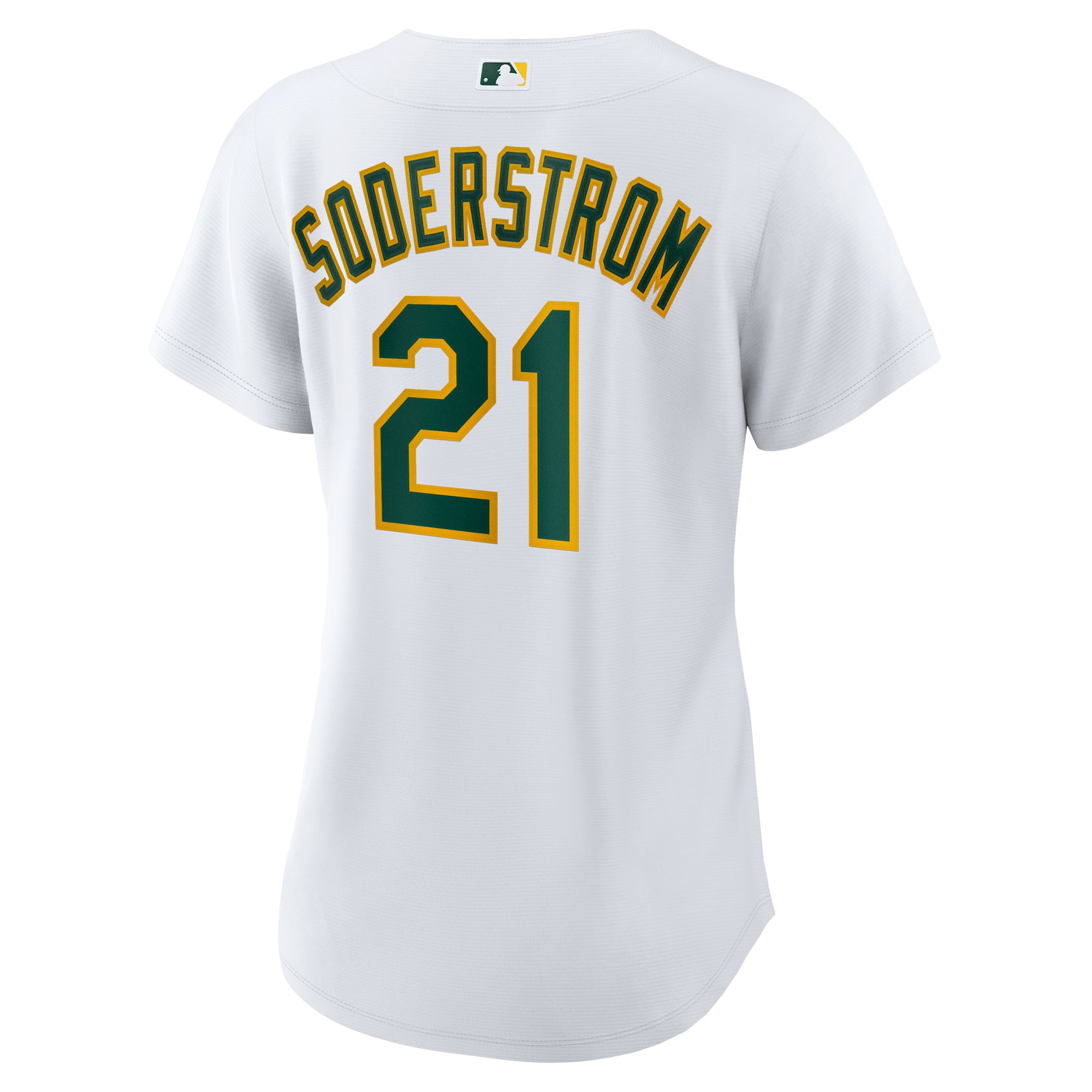 Tyler Soderstrom Athletics Women's Home Jersey - White - Image 4
