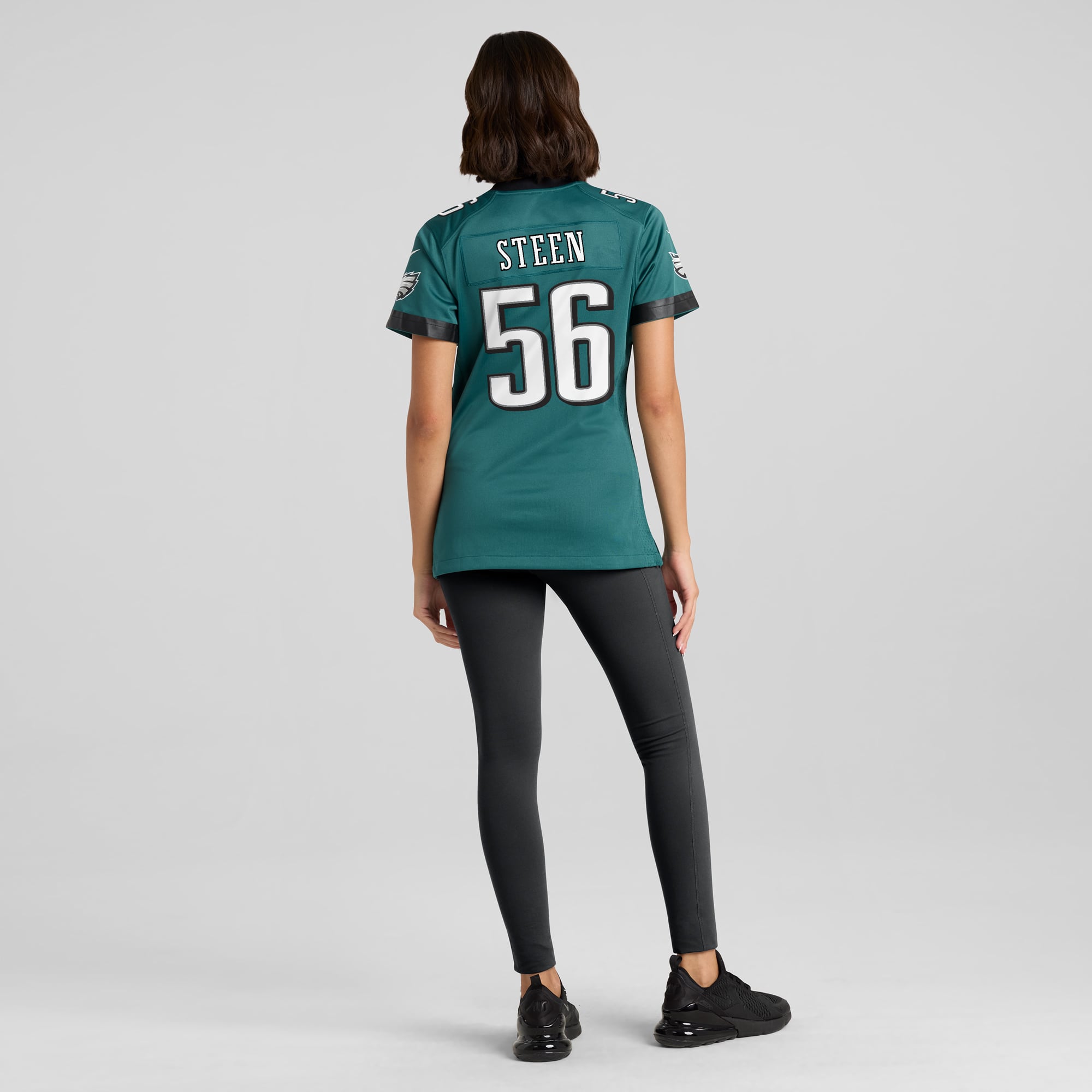 Tyler Steen Philadelphia Eagles Women's Team Game Jersey - Midnight Green - Image 6