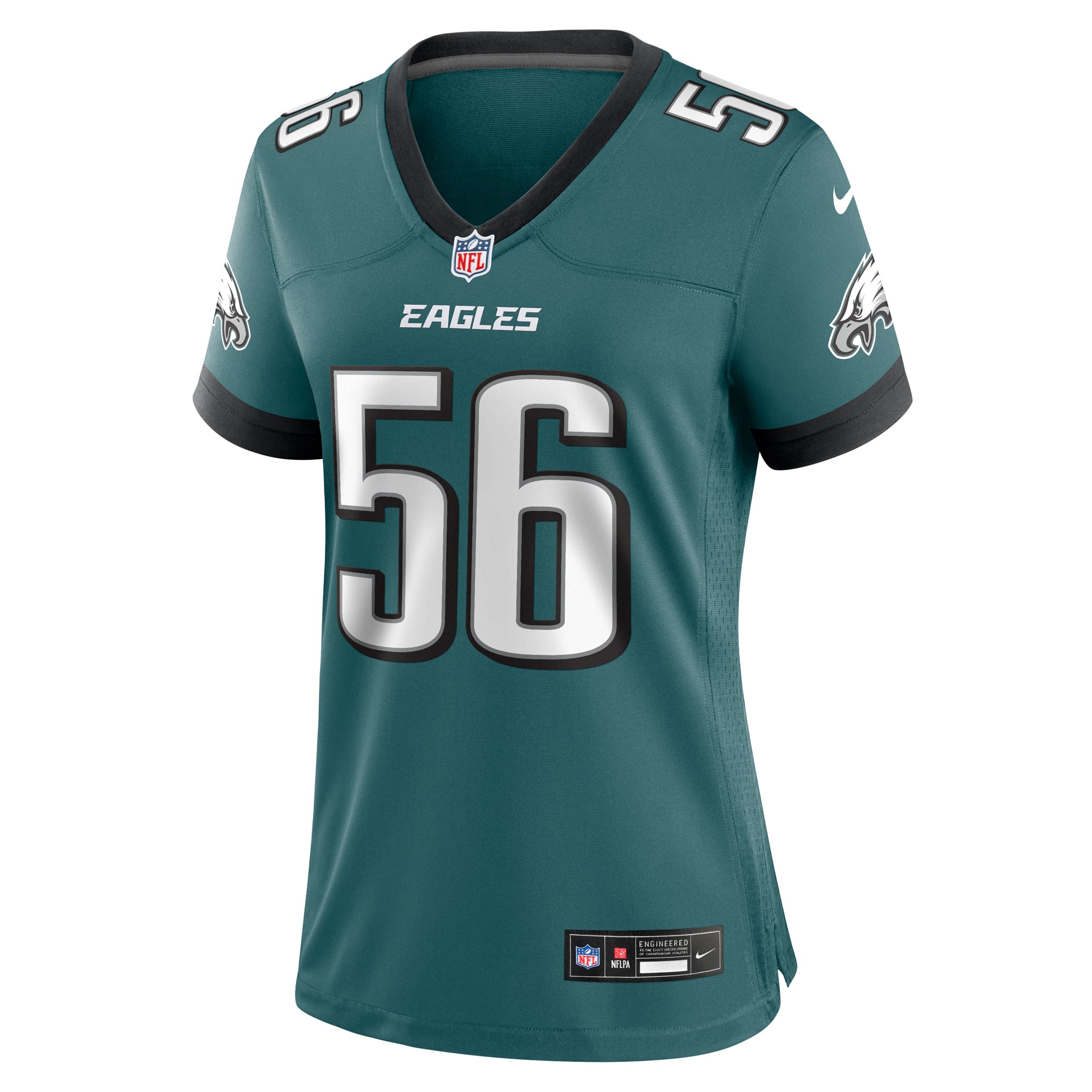 Tyler Steen Philadelphia Eagles Women's Team Game Jersey - Midnight Green - Image 3