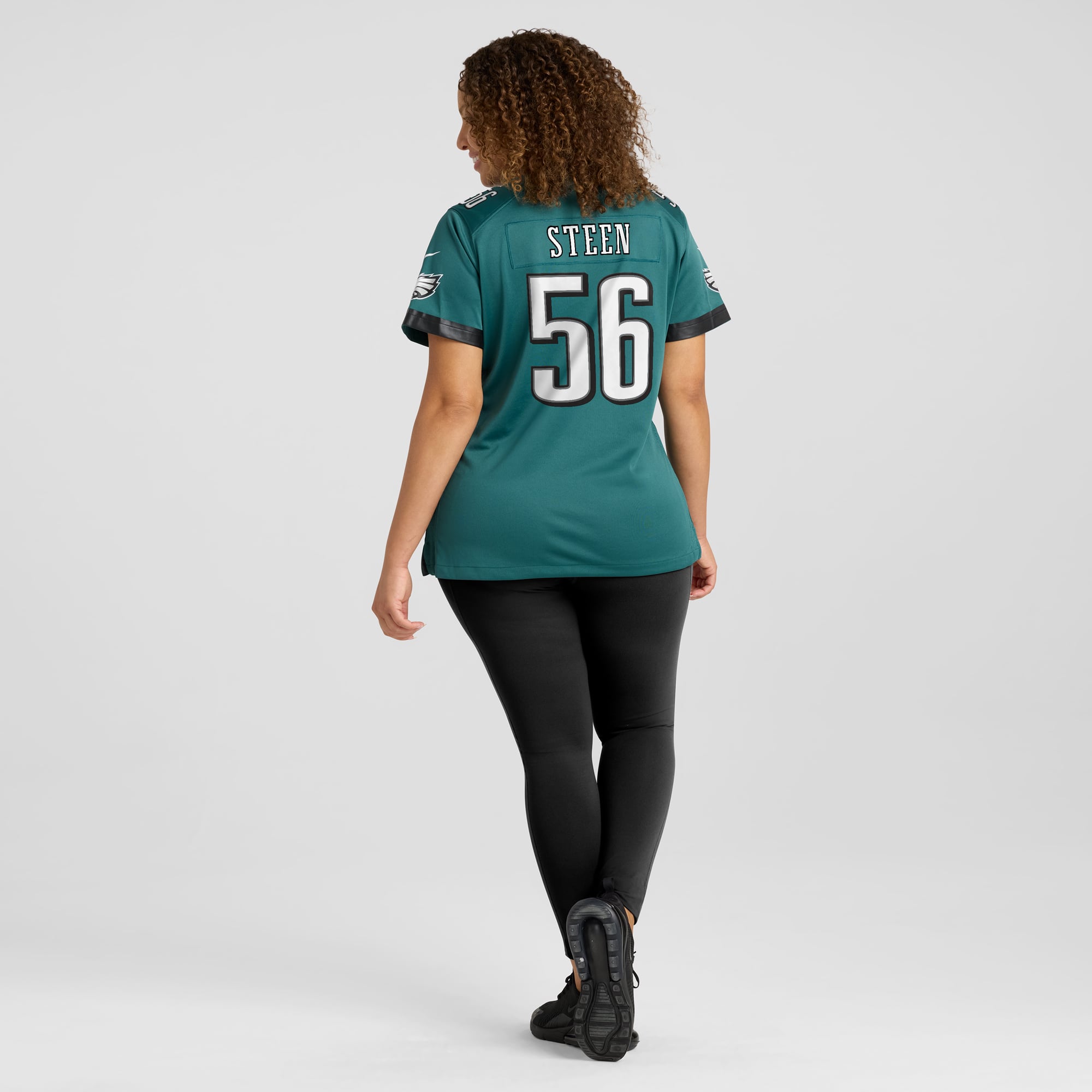 Tyler Steen Philadelphia Eagles Women's Team Game Jersey - Midnight Green - Image 8