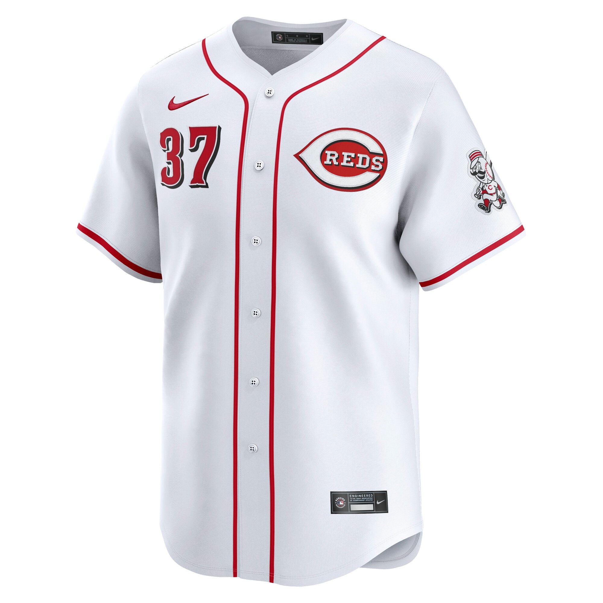 Tyler Stephenson Cincinnati Reds Home Limited Player Jersey - White - Image 3