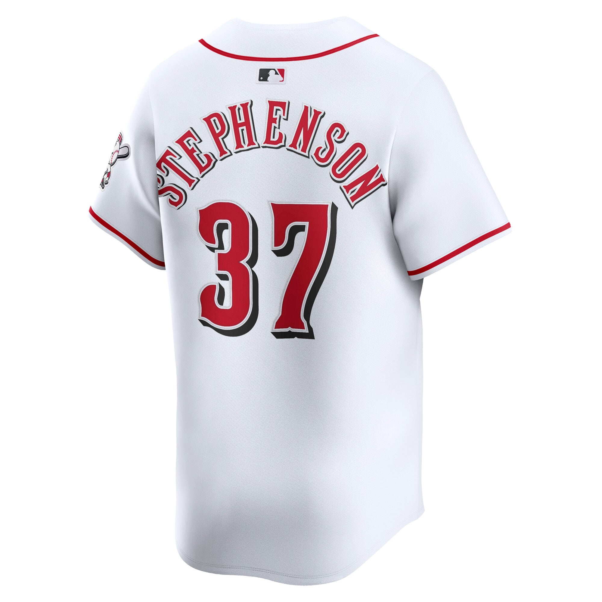 Tyler Stephenson Cincinnati Reds Home Limited Player Jersey - White - Image 4