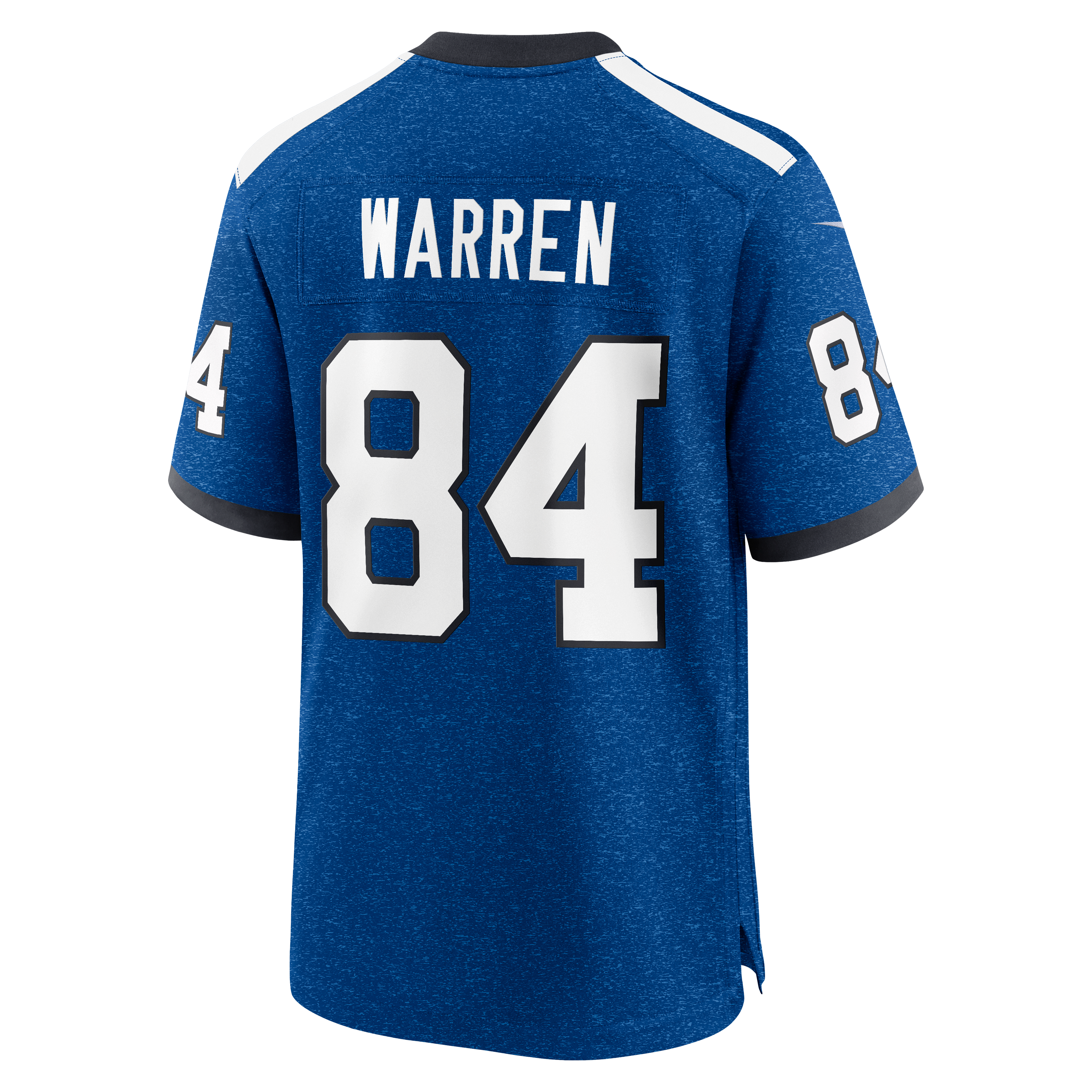 Tyler Warren Indianapolis Colts Alternate 2 Indiana Nights Game Jersey - Heather Royal - Image 8