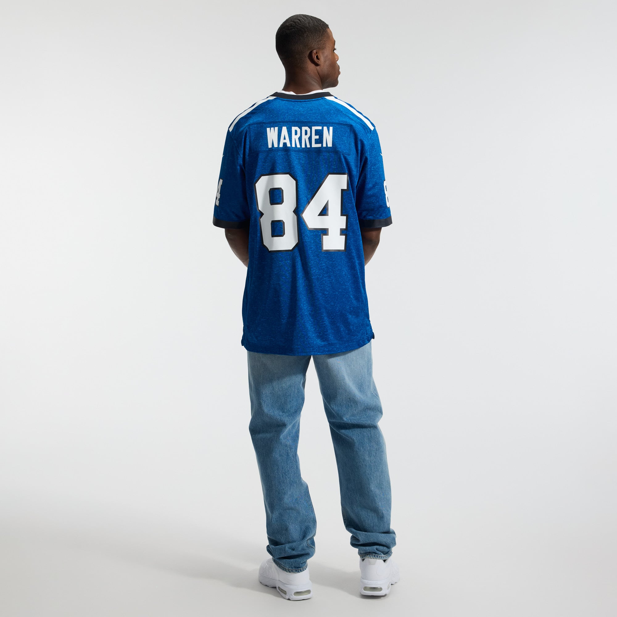 Tyler Warren Indianapolis Colts Alternate 2 Indiana Nights Game Jersey - Heather Royal - Image 6