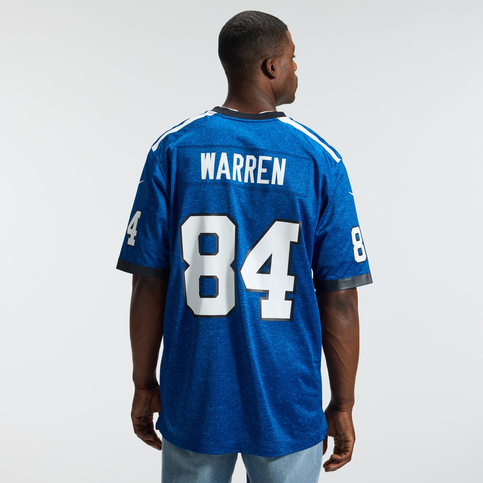 Tyler Warren Indianapolis Colts Alternate 2 Indiana Nights Game Jersey - Heather Royal - Image 4