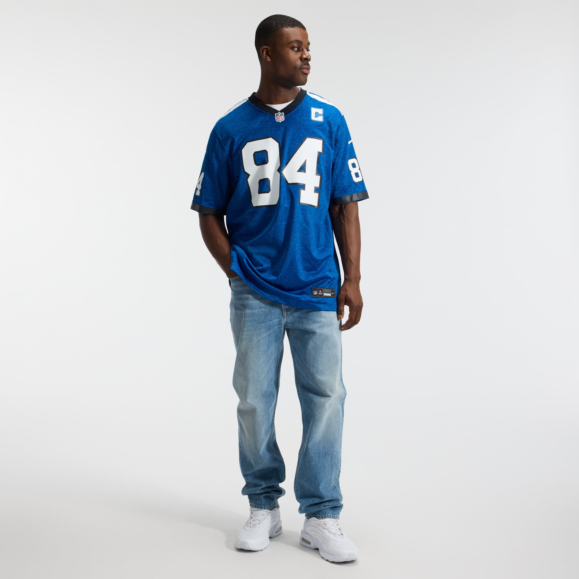 Tyler Warren Indianapolis Colts Alternate 2 Indiana Nights Game Jersey - Heather Royal - Image 5