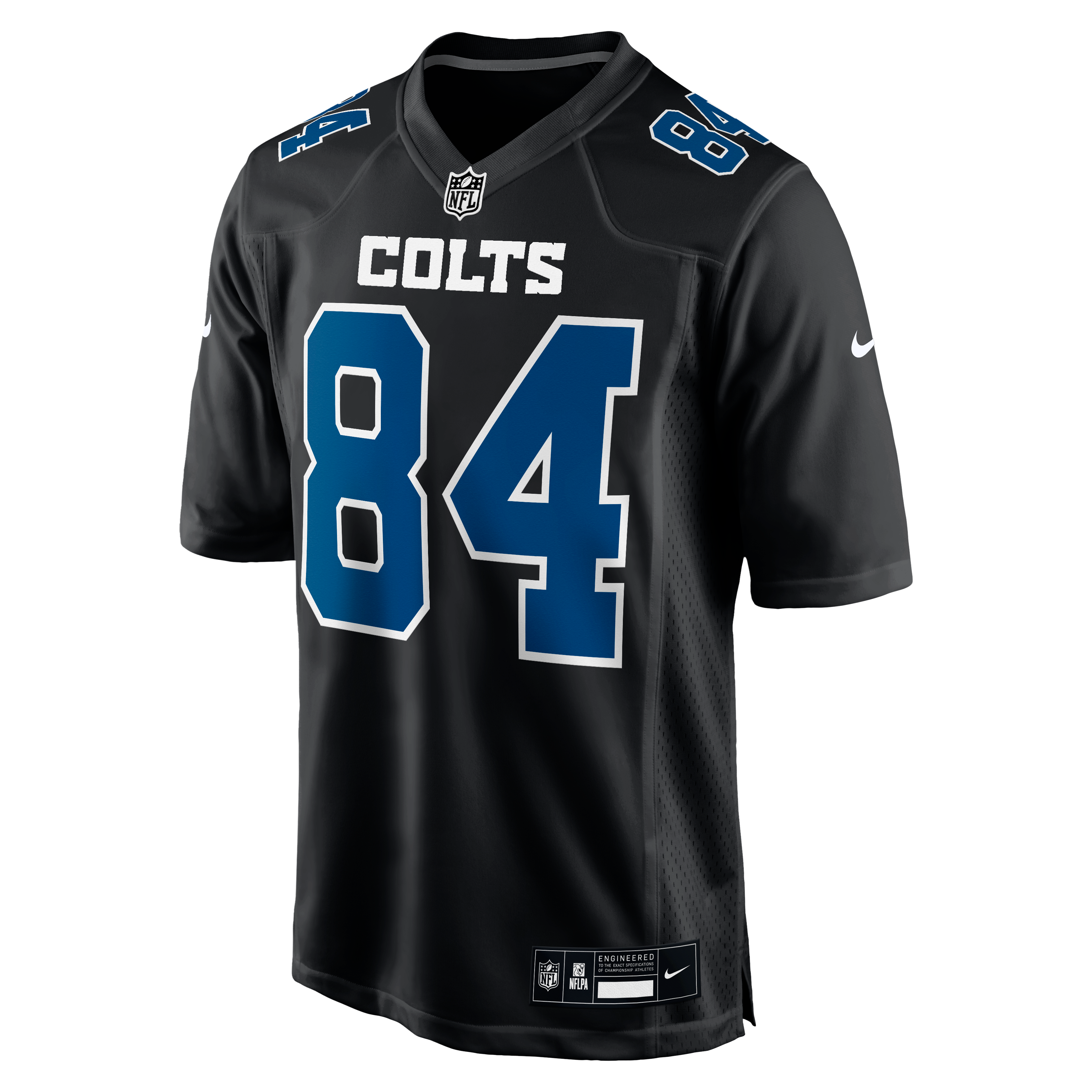 Tyler Warren Indianapolis Colts Fashion Game Jersey - Carbon Black - Black - Image 3