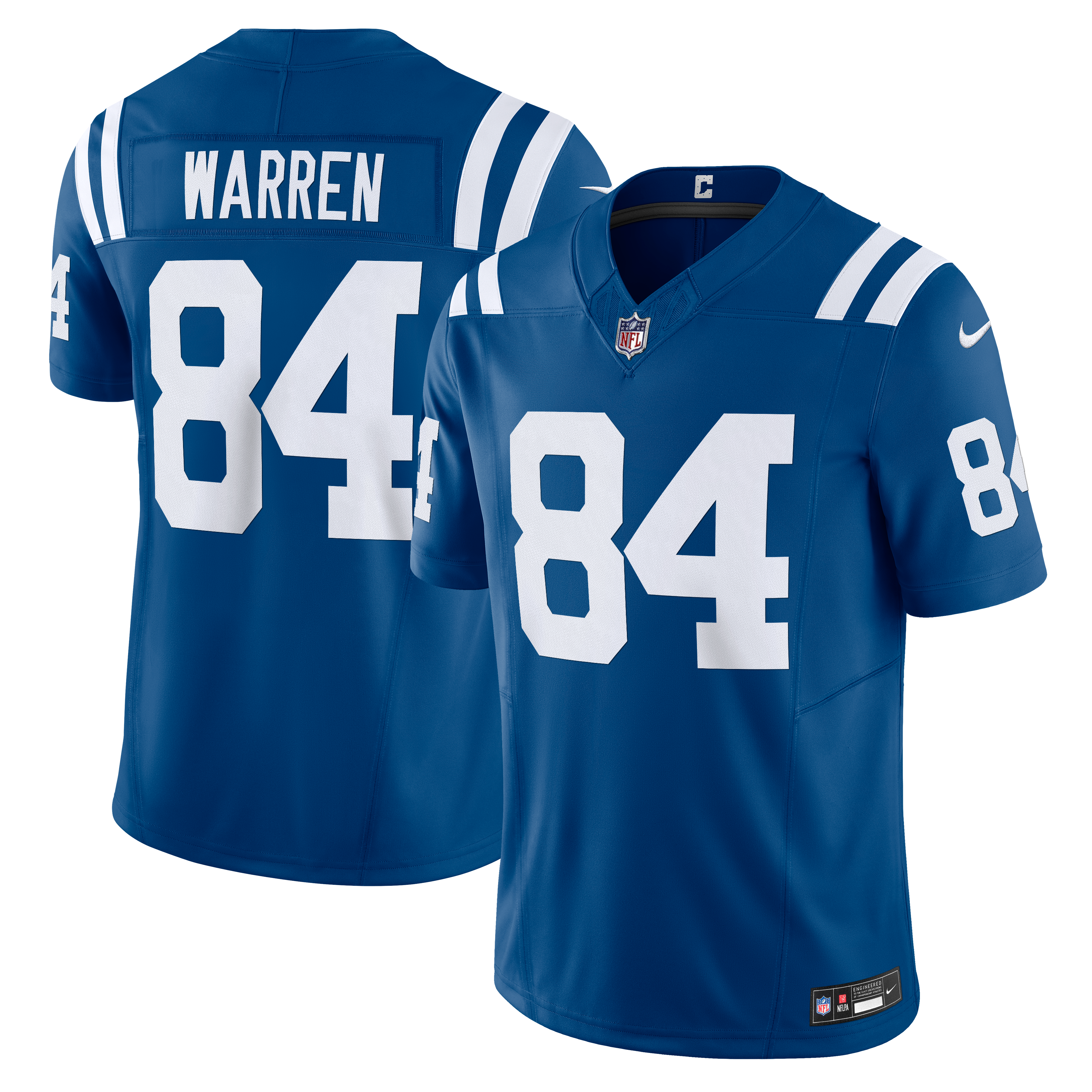 Tyler Warren Indianapolis Colts Team Vapor F.U.S.E. Limited Jersey - Royal - Image 2