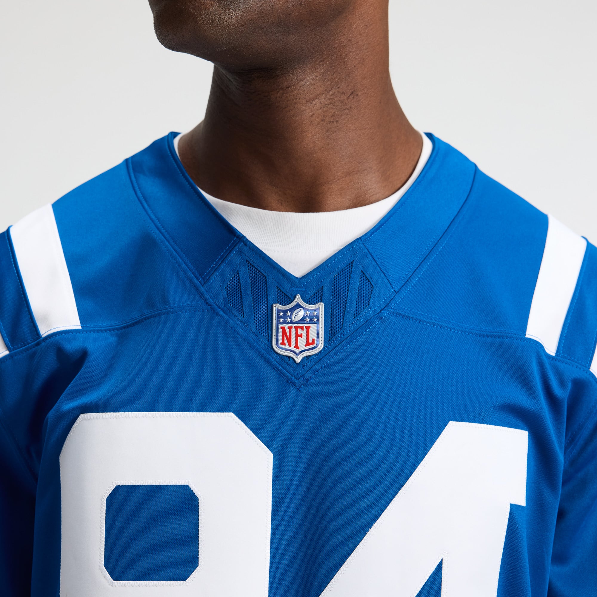 Tyler Warren Indianapolis Colts Team Vapor F.U.S.E. Stitched Limited Jersey - Royal - Image 9