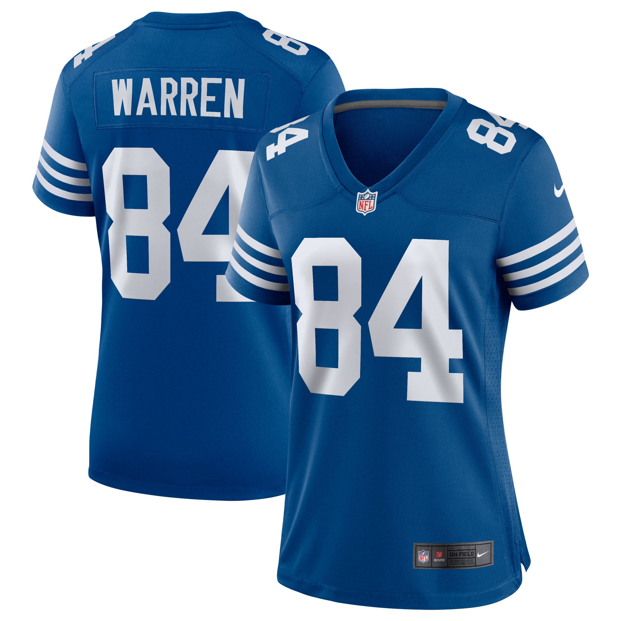 Tyler Warren Indianapolis Colts Women's Alternate Game Jersey - Royal - Image 2