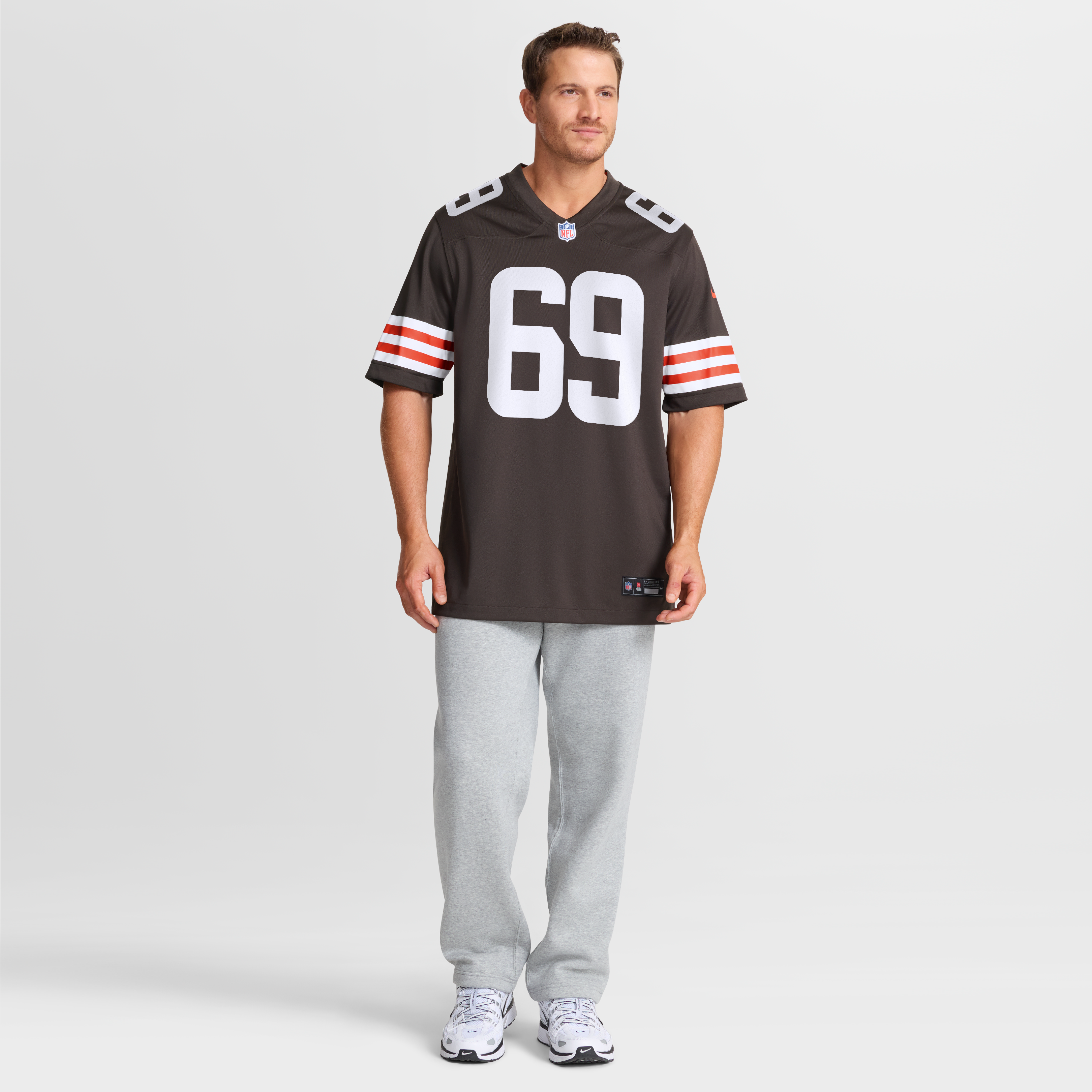 Tyre Phillips Cleveland Browns Team Game Jersey - Brown - Image 7