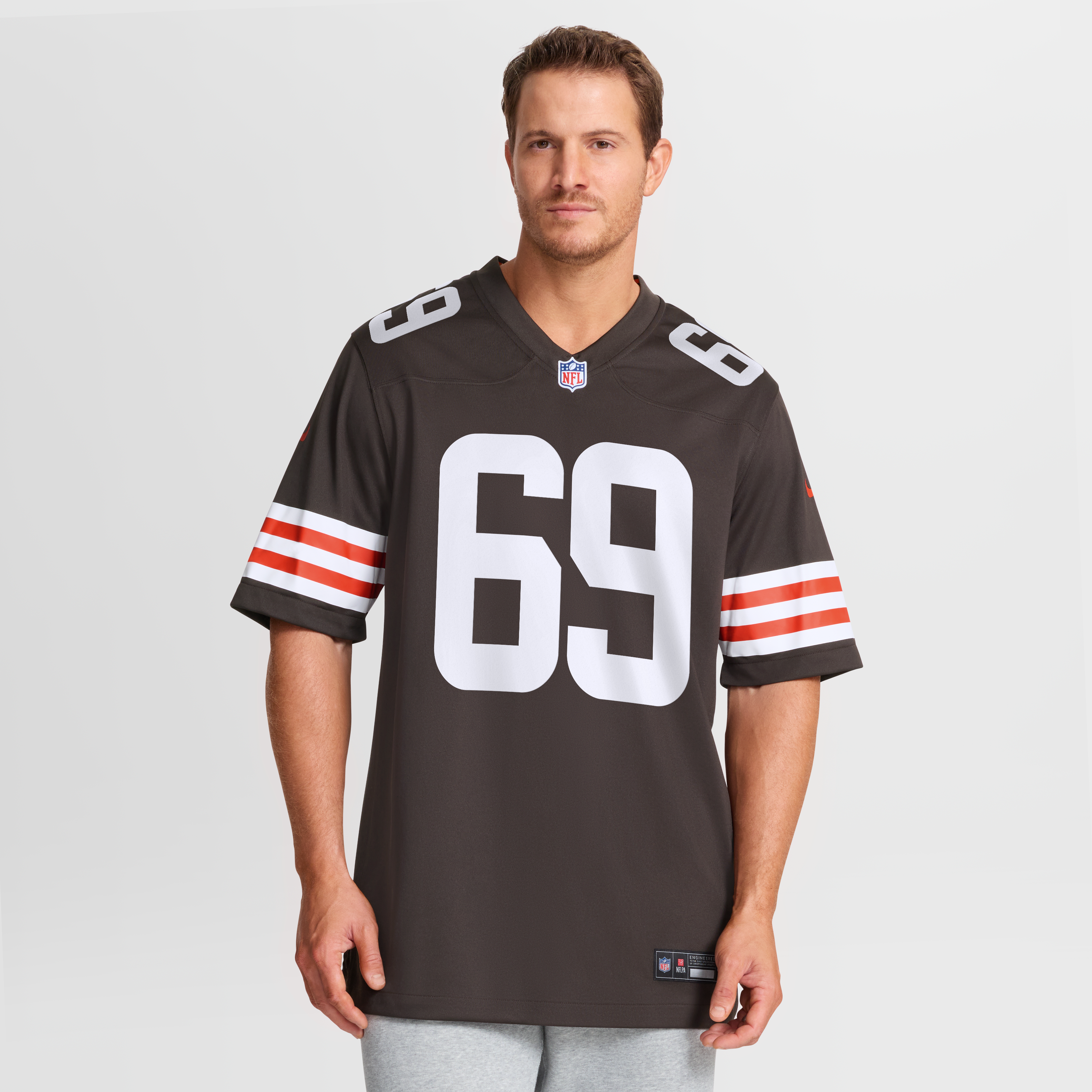 Tyre Phillips Cleveland Browns Team Game Jersey - Brown - Image 5