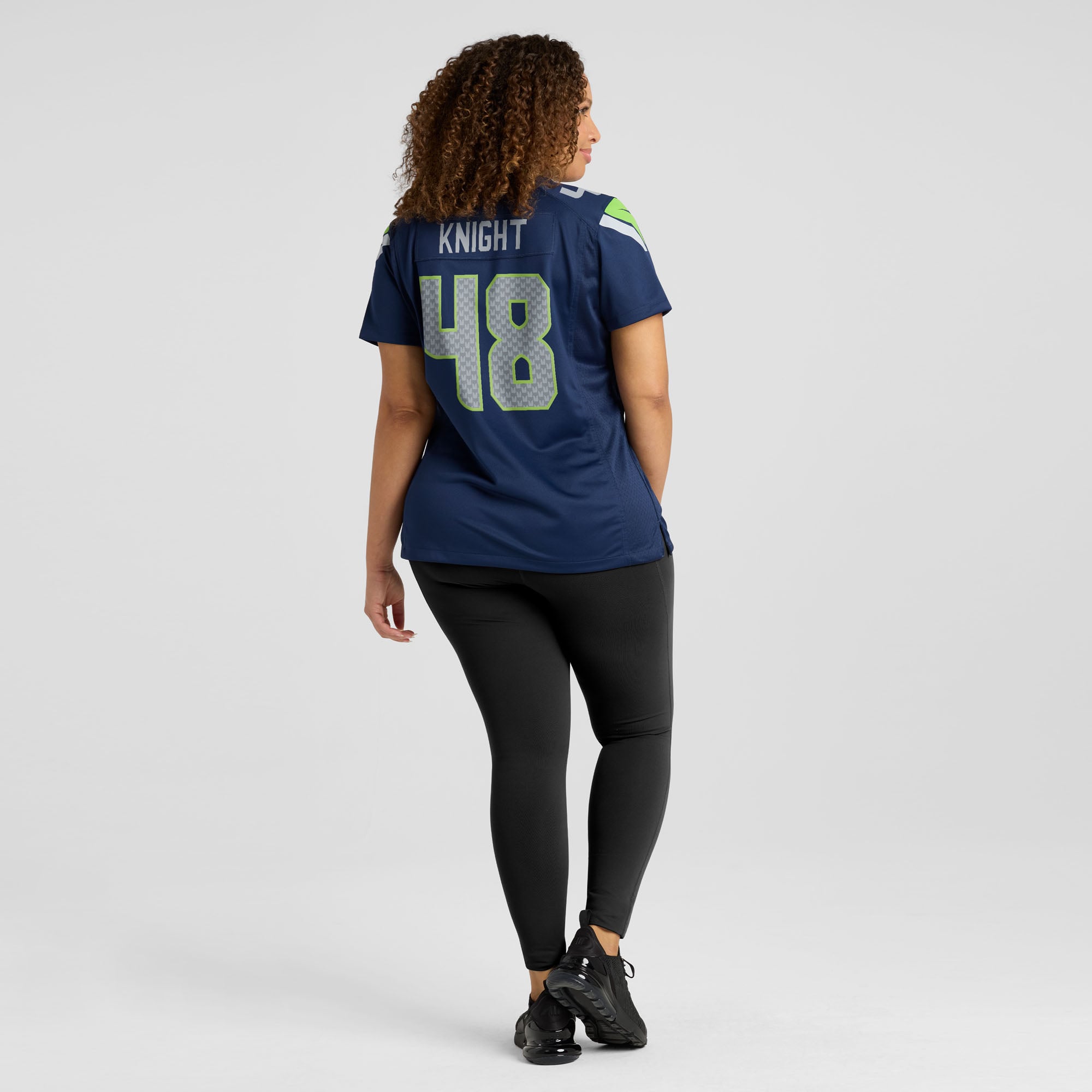 Tyrice Knight Seattle Seahawks Women's Team Game Jersey - College Navy - Image 8