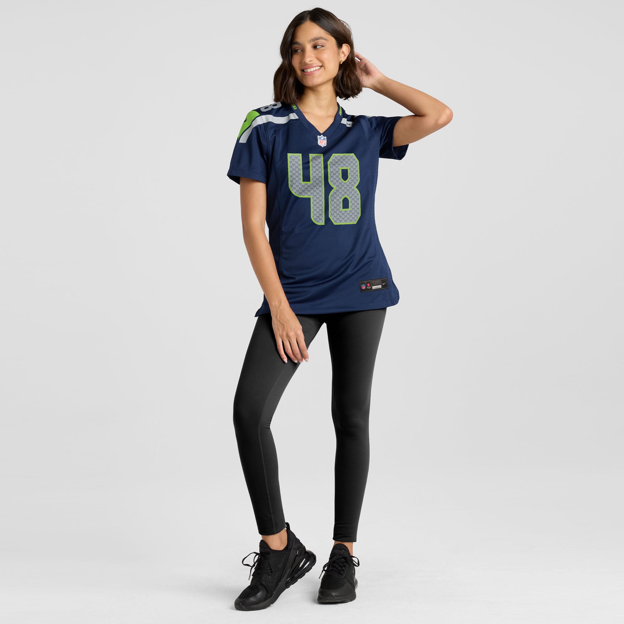 Tyrice Knight Seattle Seahawks Women's Team Game Jersey - College Navy - Image 5