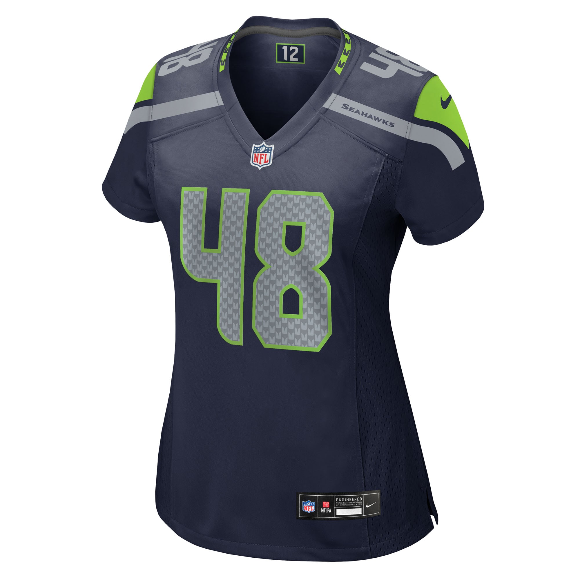 Tyrice Knight Seattle Seahawks Women's Team Game Jersey - College Navy - Image 3