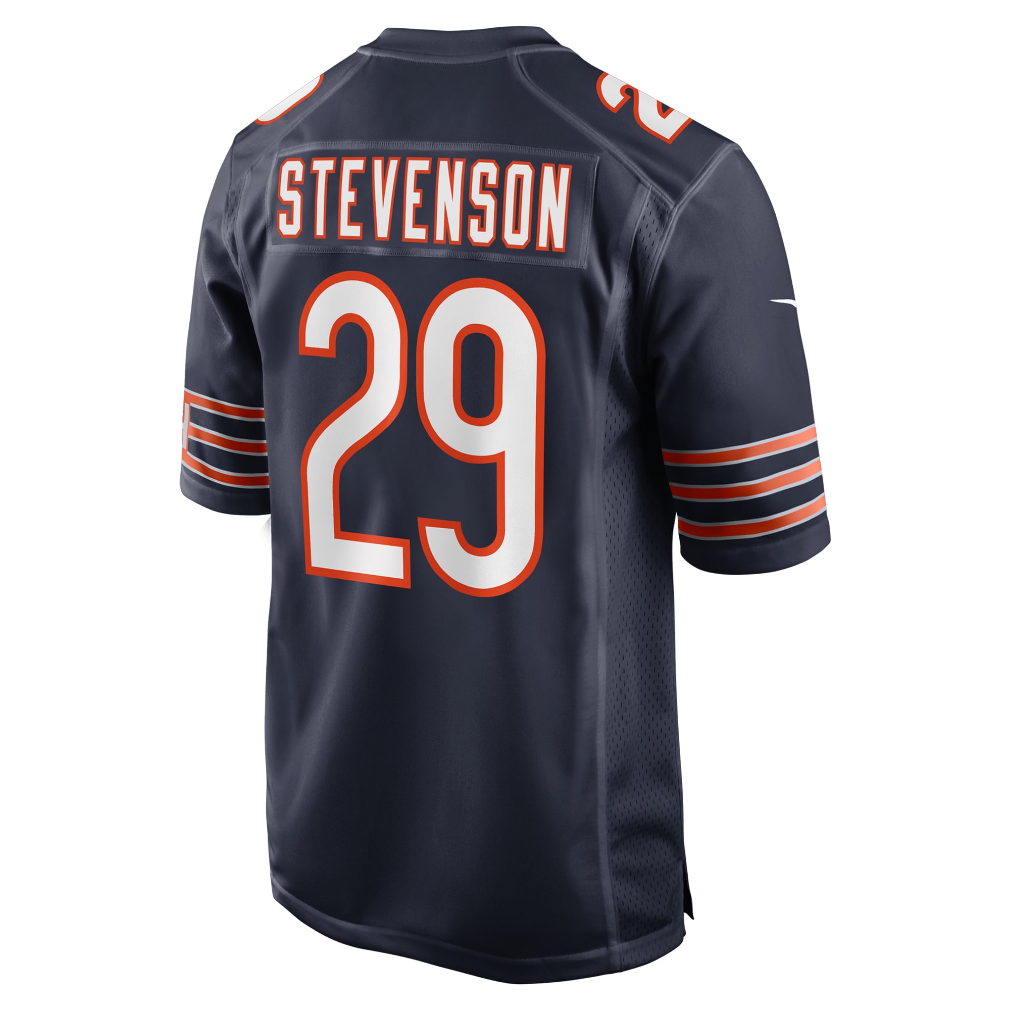 Tyrique Stevenson Chicago Bears Game Jersey - Navy - Image 4