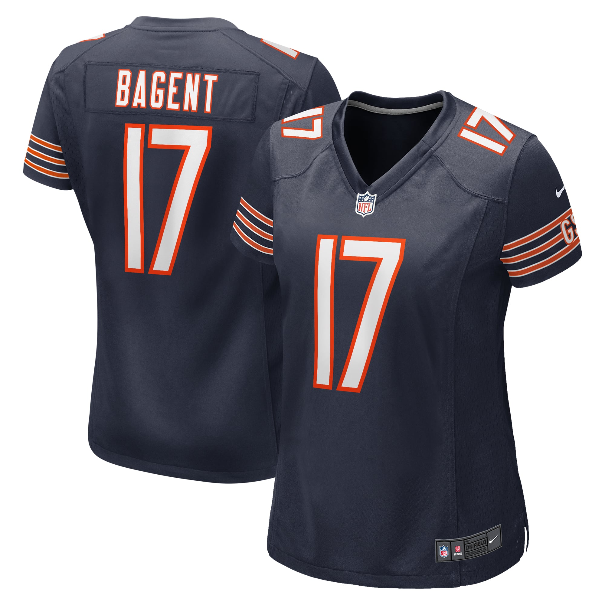 Tyson Bagent Chicago Bears Women's Game Jersey - Navy - Image 2