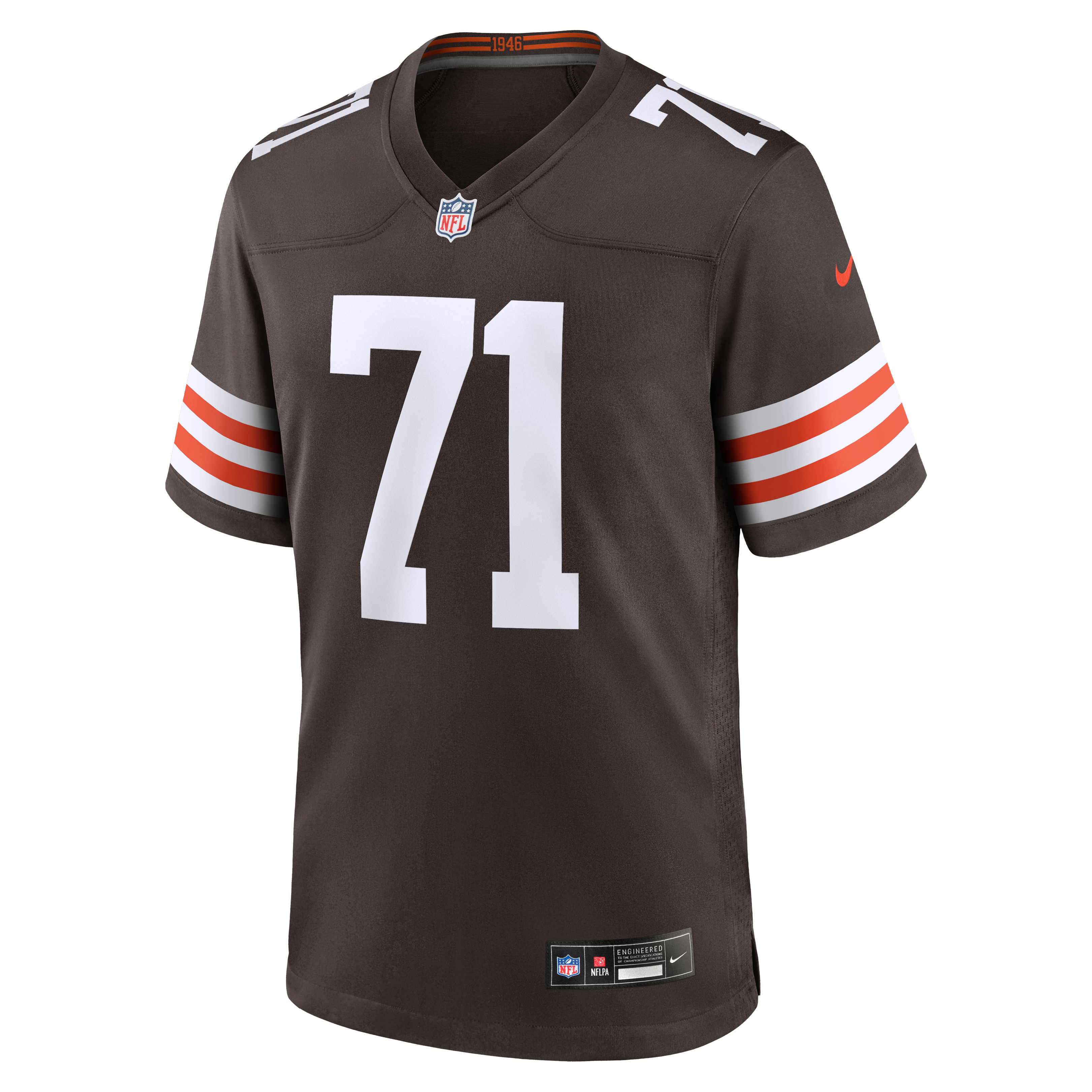 Tytus Howard Cleveland Browns Team Game Jersey - Brown - Image 3