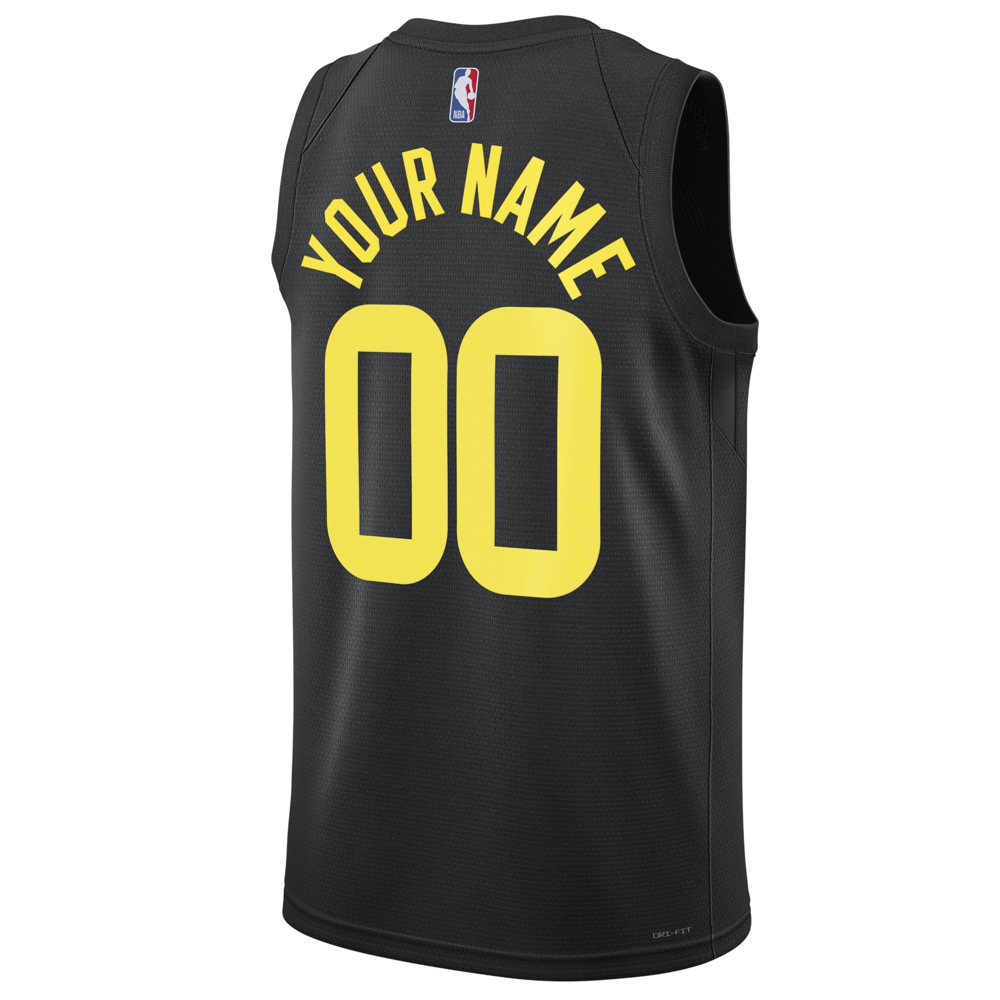 Utah Jazz Jordan Brand Unisex 2022/23 Swingman Custom Jersey - Statement Edition - Black - Image 4