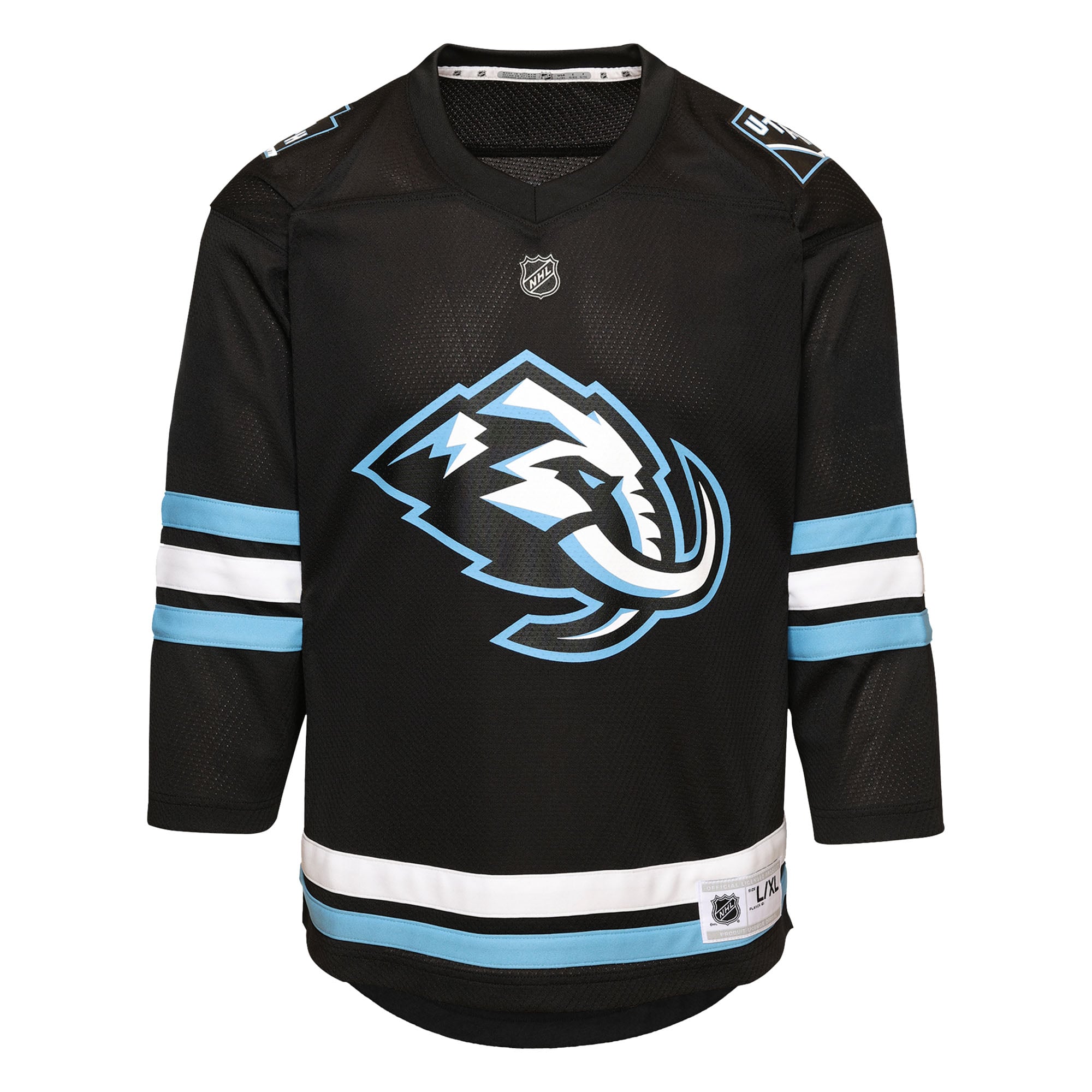 Utah Mammoth Youth Home Custom Jersey - Black - Image 3