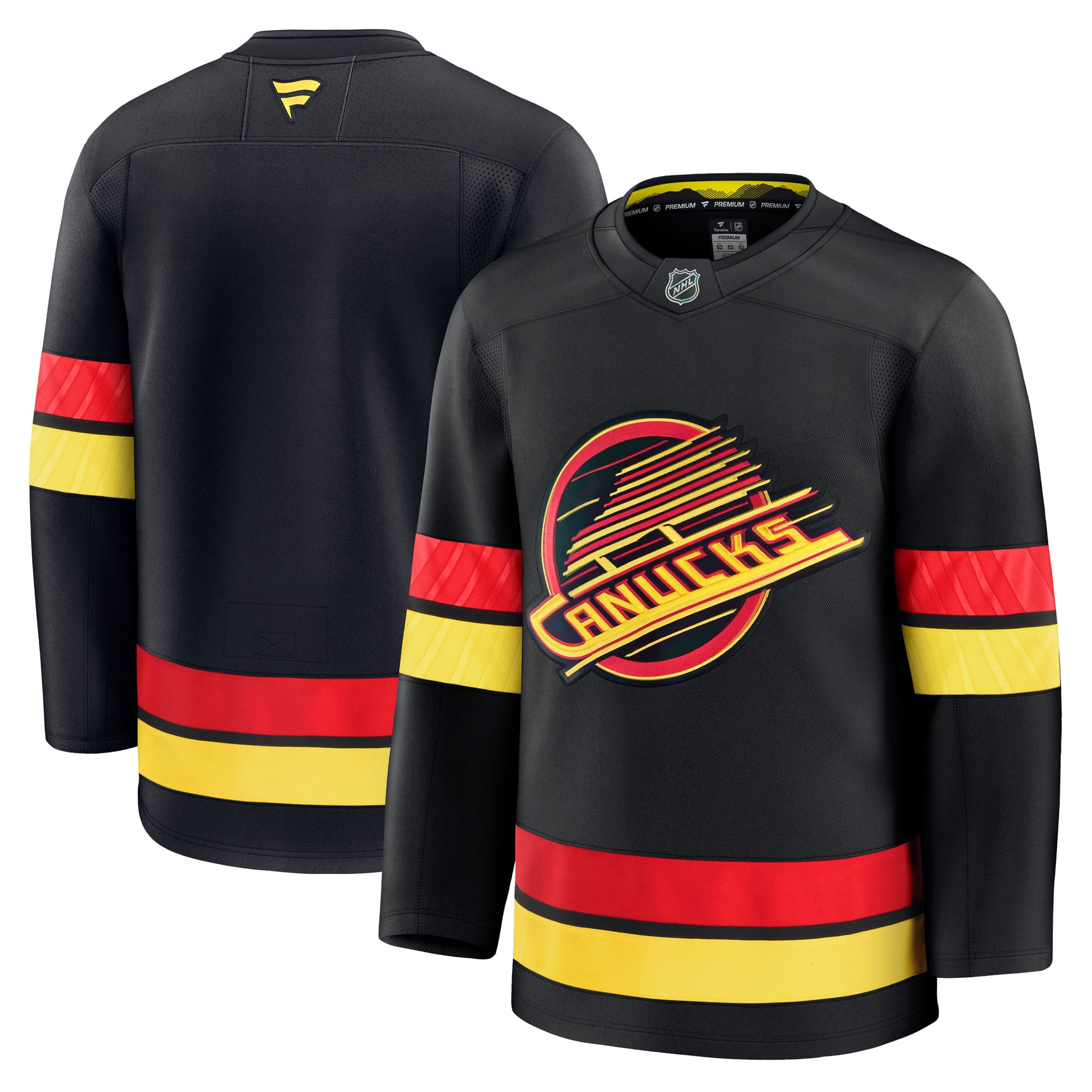 Vancouver Canucks Alternate Premium Jersey - Black - Image 2