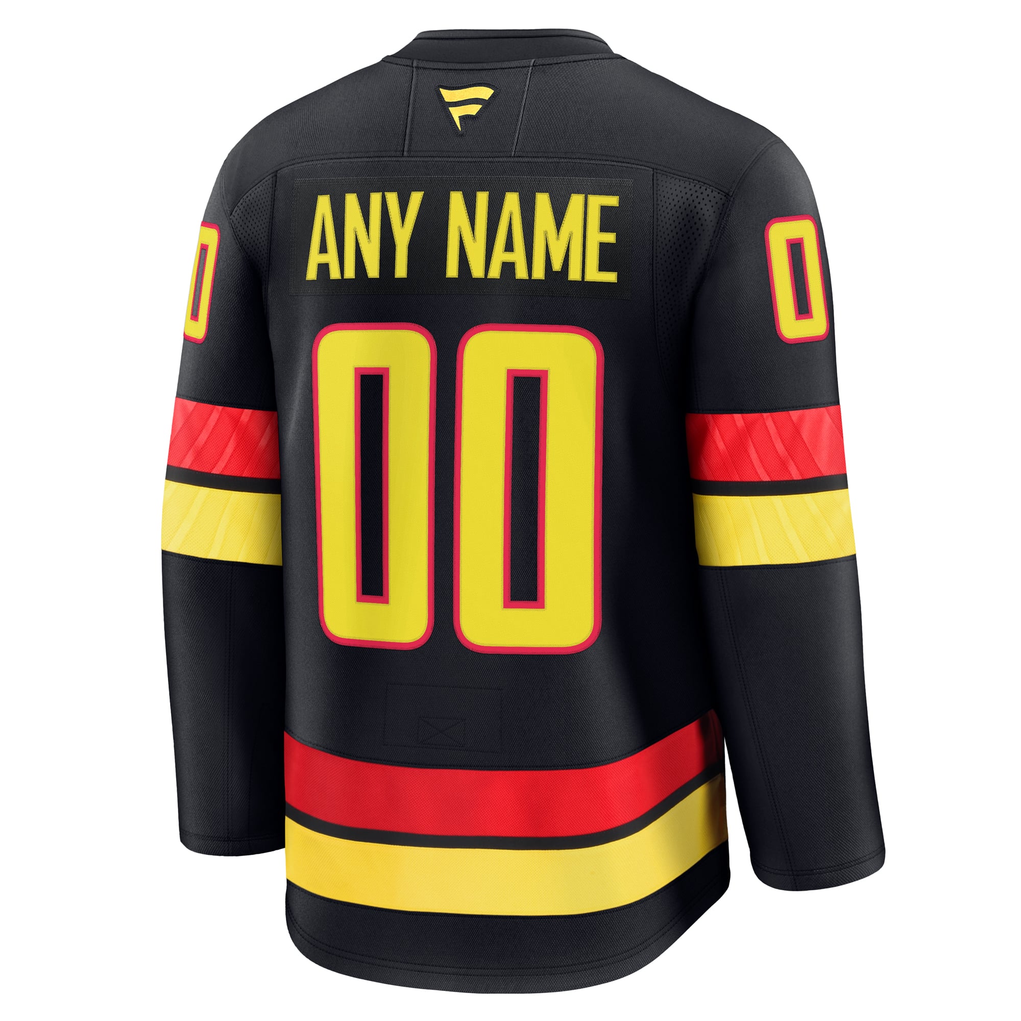 Vancouver Canucks Away Premium Custom Jersey - Black - Image 4