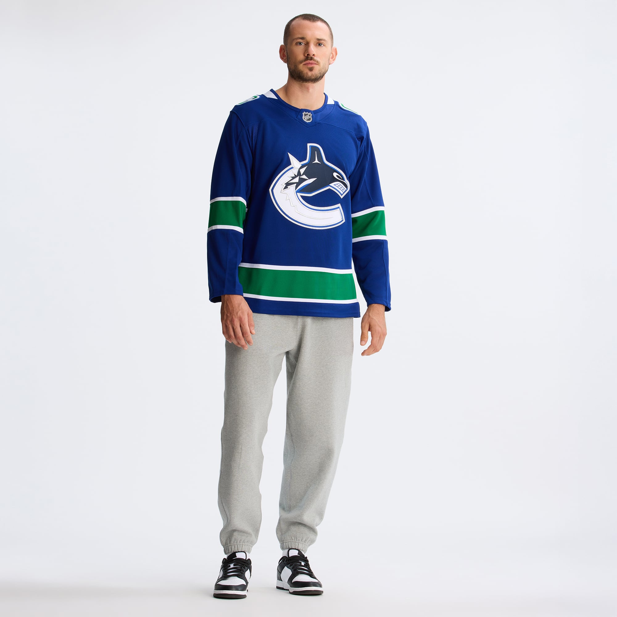 Vancouver Canucks Away Premium Jersey - Blue - Image 8