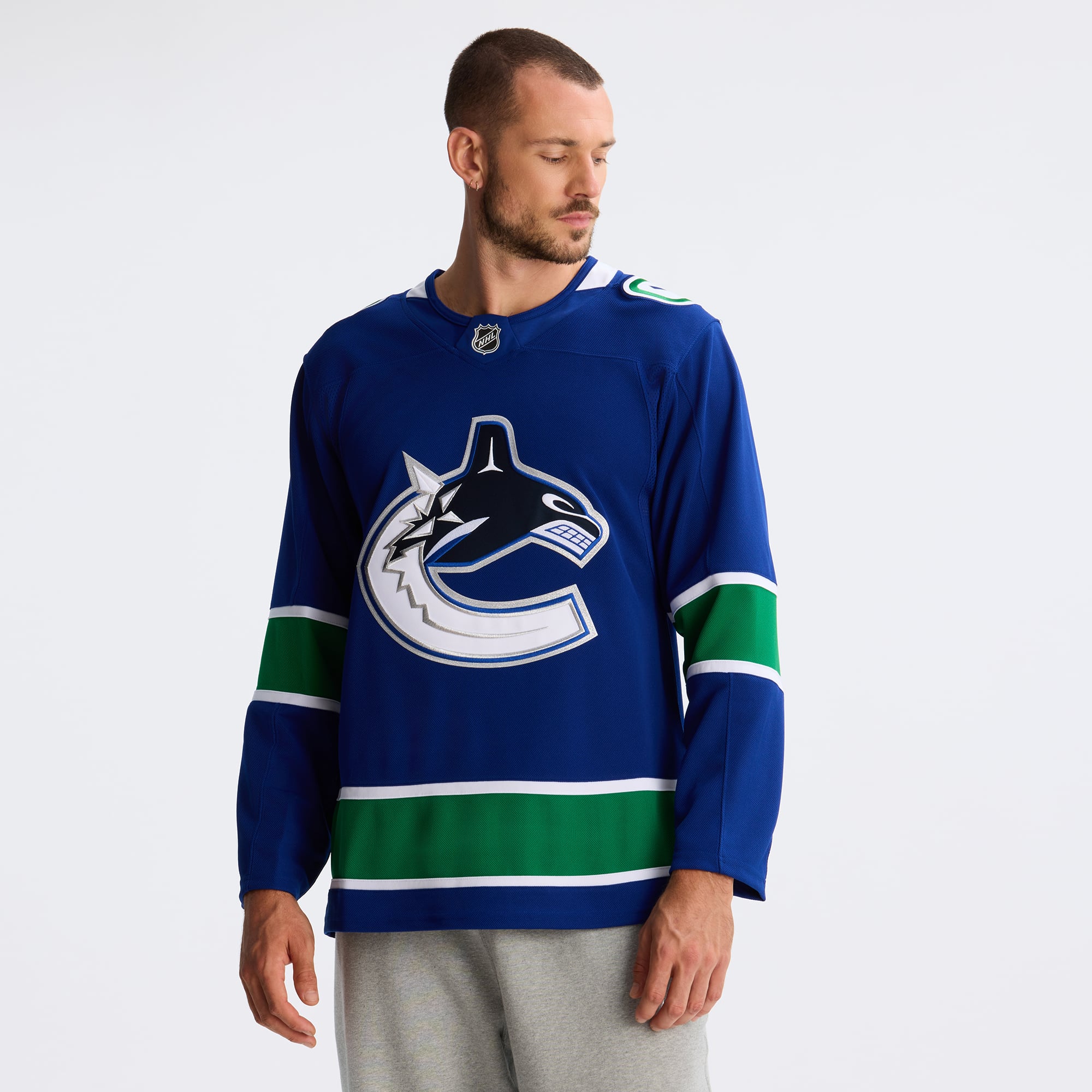 Vancouver Canucks Away Premium Jersey - Blue - Image 6